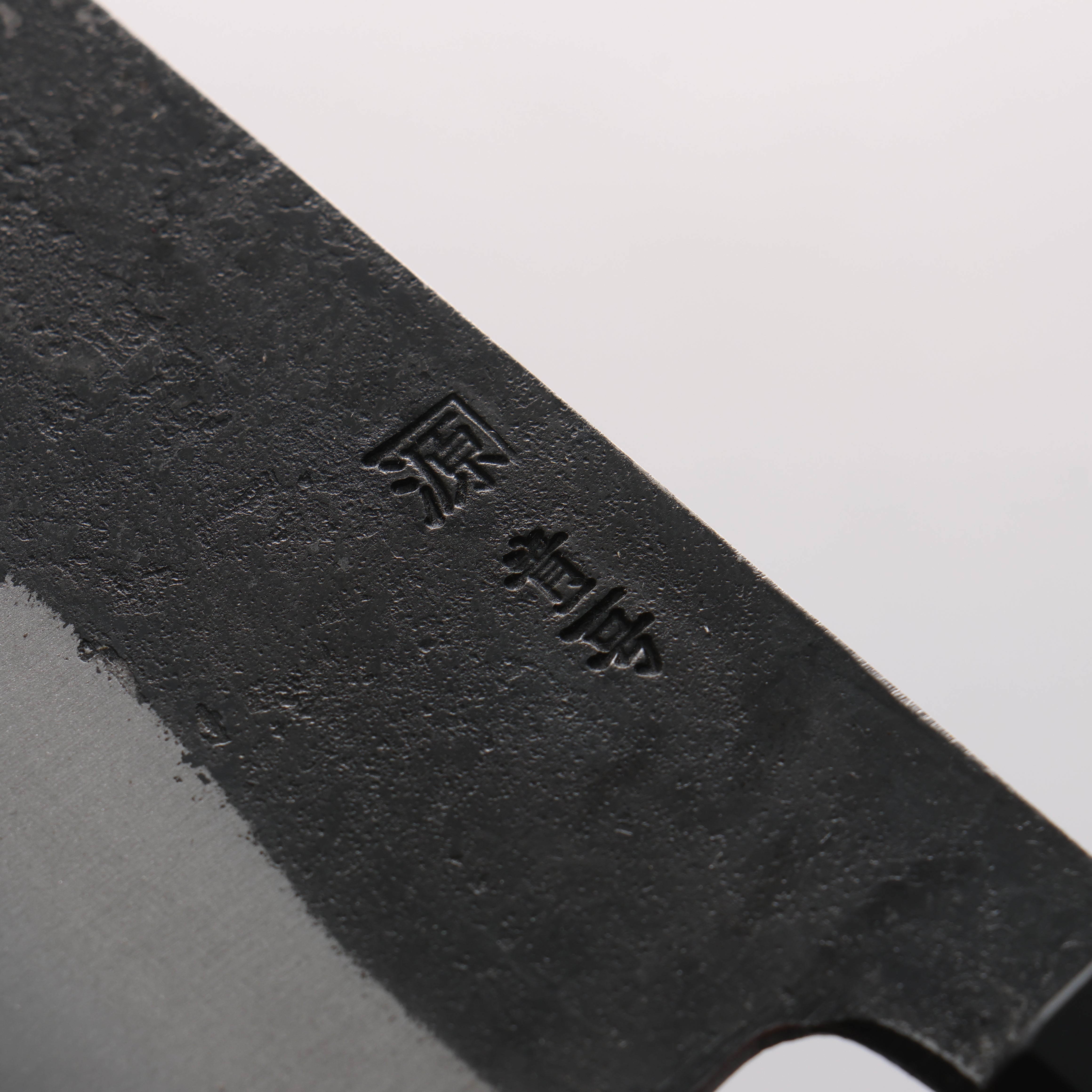 Shigeki Tanaka TEKKA Blue Steel No.2 Kurouchi Hammered(square) Kiritsuke Gyuto 270mm Walnut Handle