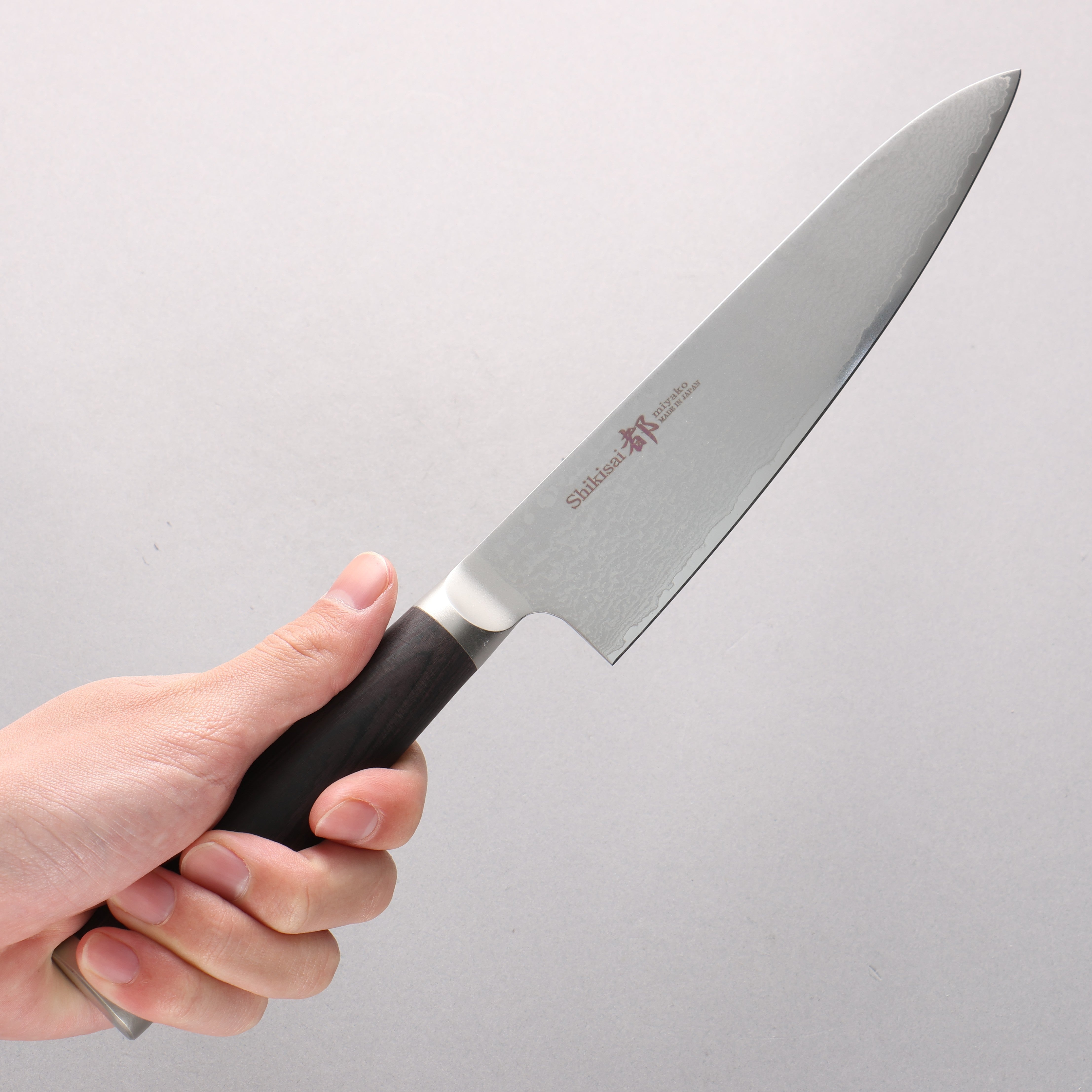 Miyako AUS8 33 Layer Damascus Gyuto 180mm - Japanny - Best Japanese Knife