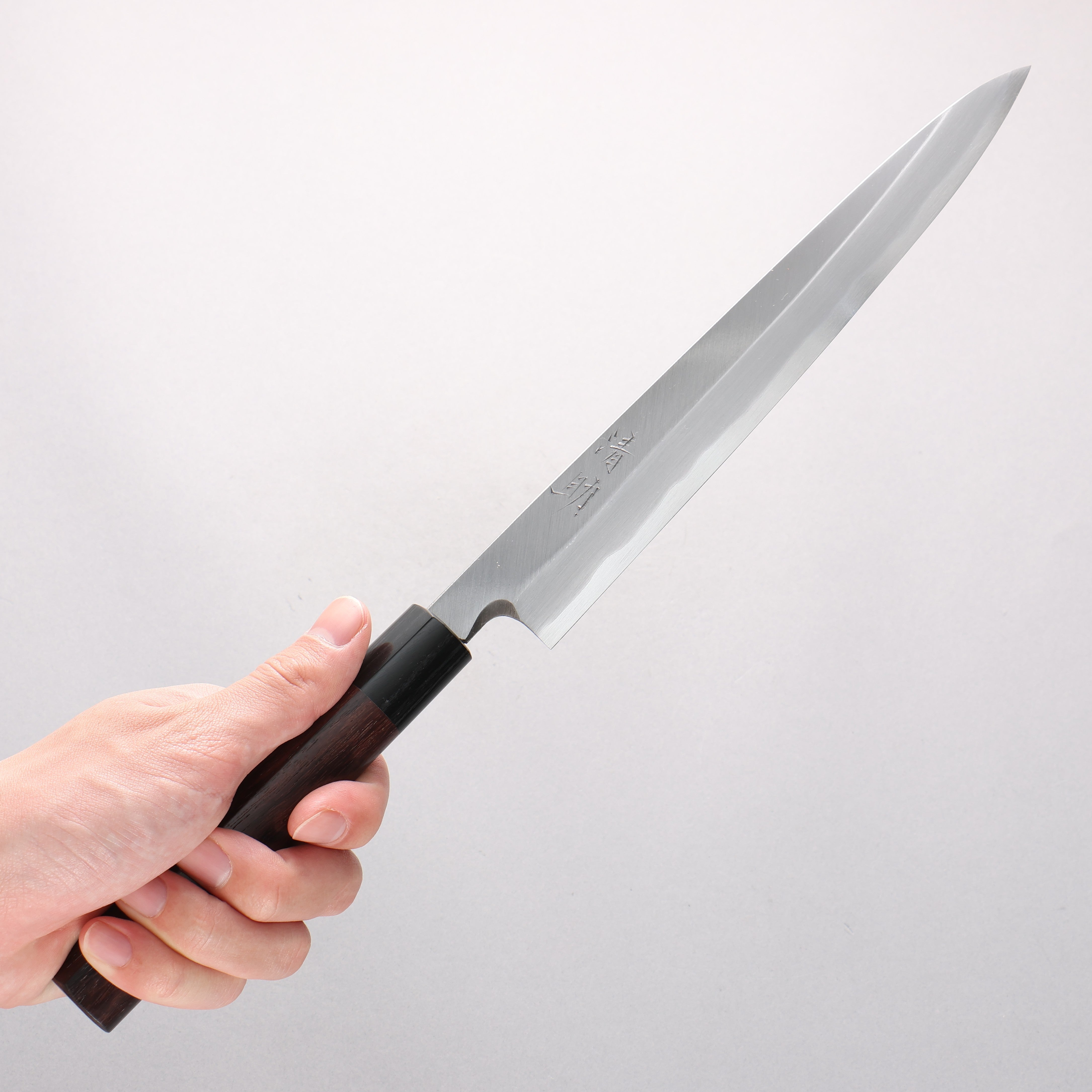 Seisuke Blue Steel Kasumitogi Yanagiba 240mm Rosewood Handle - Japanny - Best Japanese Knife