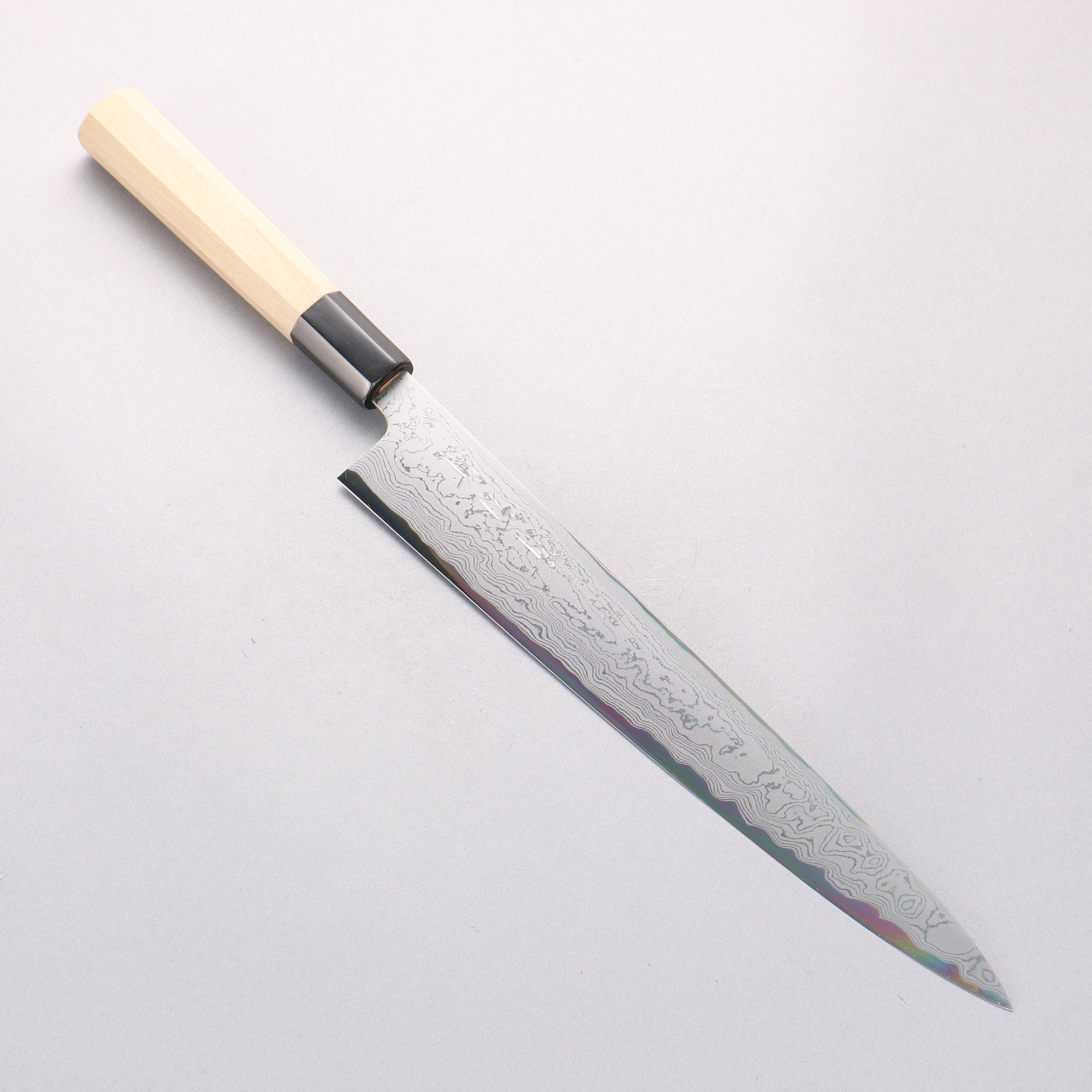 Kikumori Blue Steel No.1 Damascus Sujihiki 270mm with Magnolia Handle - Japanny - Best Japanese Knife