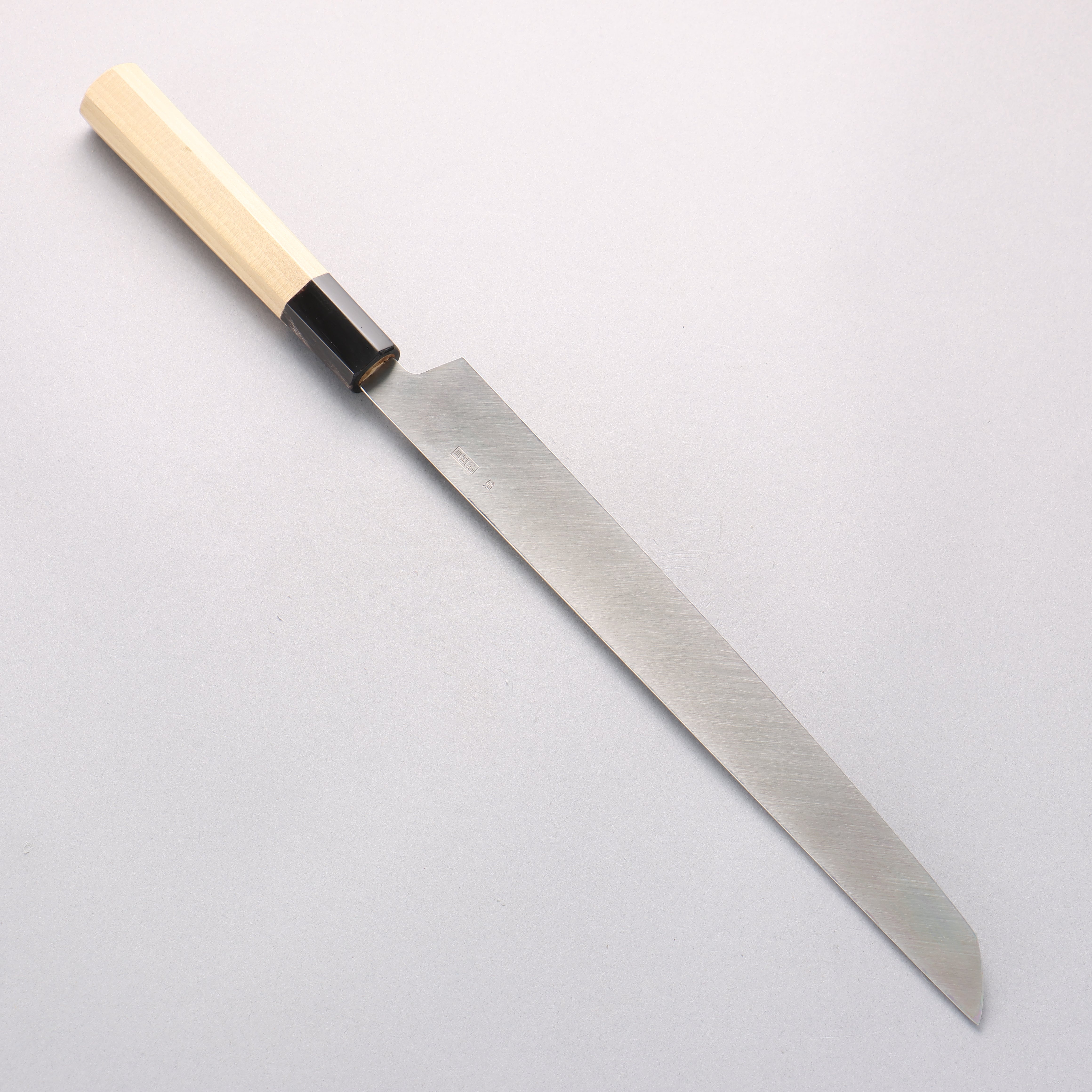 Kikuzuki White Steel No.2 Nashiji Sakimaru Takohiki 270mm Magnolia Handle - Japanny - Best Japanese Knife