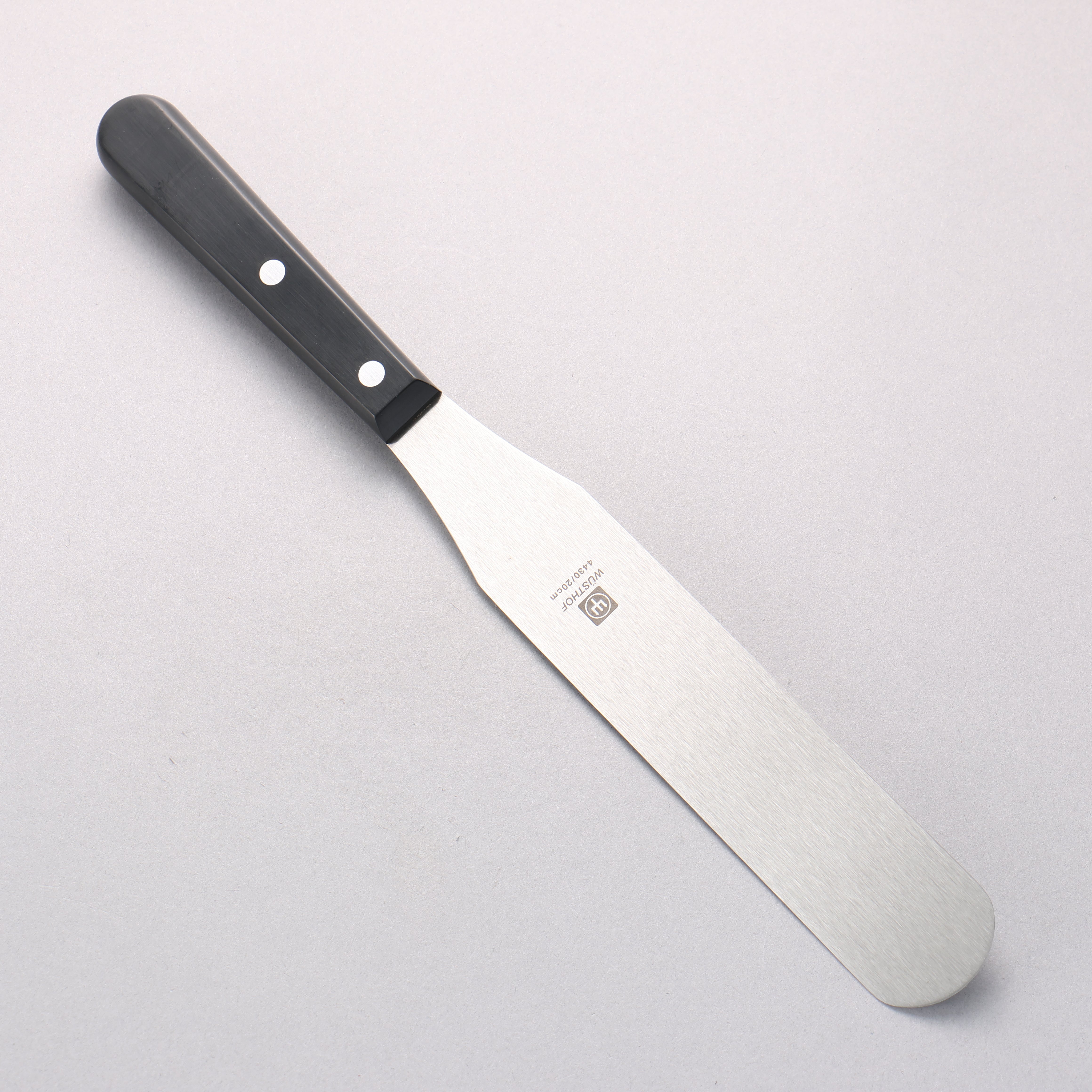 WUSTHOF Stainless Steel Palette knife 200mm Black Plastic Handle - Japanny - Best Japanese Knife