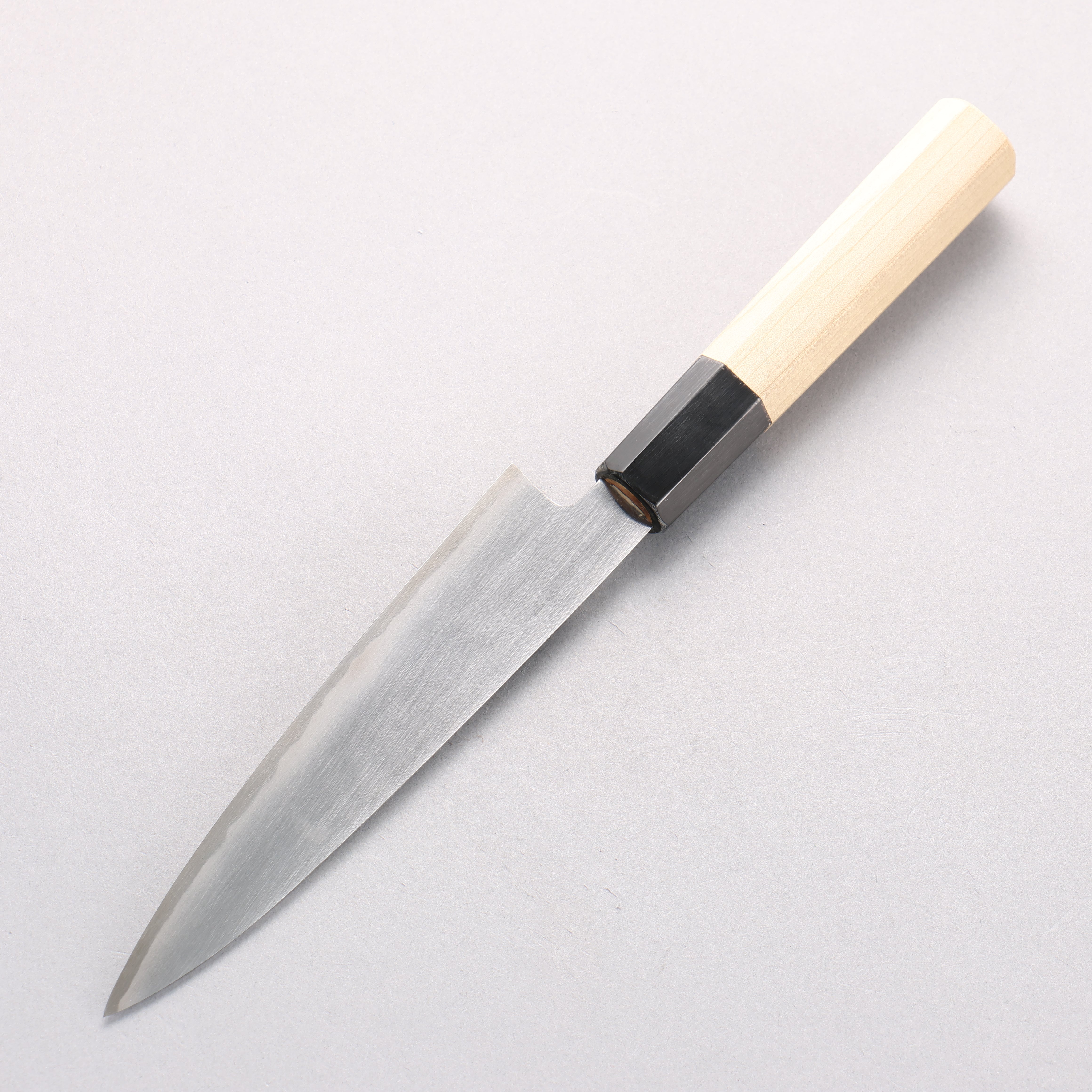 Minamoto Akitada White Steel No.2 Petty-Utility 150mm Magnolia Handle - Japanny - Best Japanese Knife