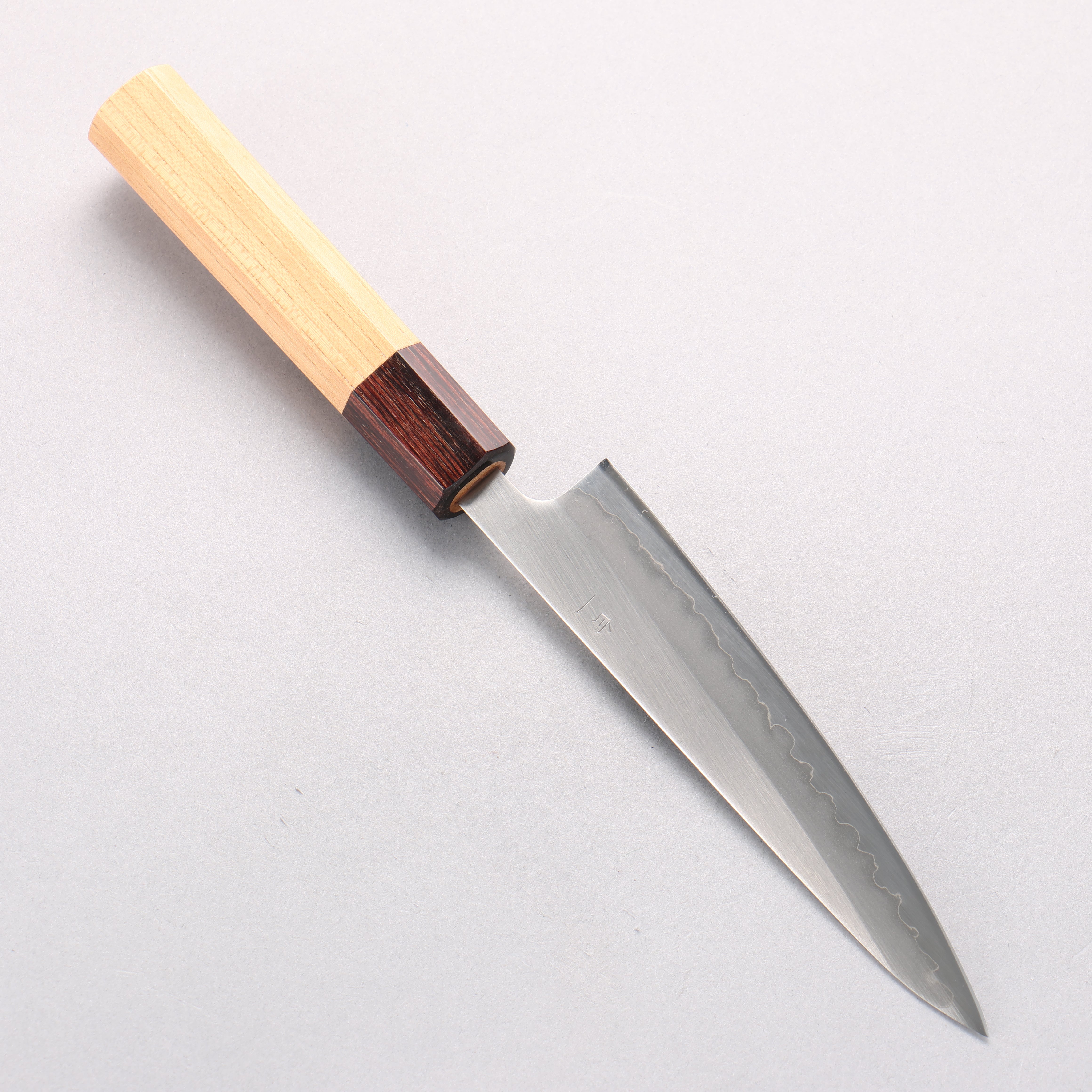 Oul White Steel No.1 Petty-Utility 135mm Keyaki (Japanese Elm) Handle - Japanny - Best Japanese Knife