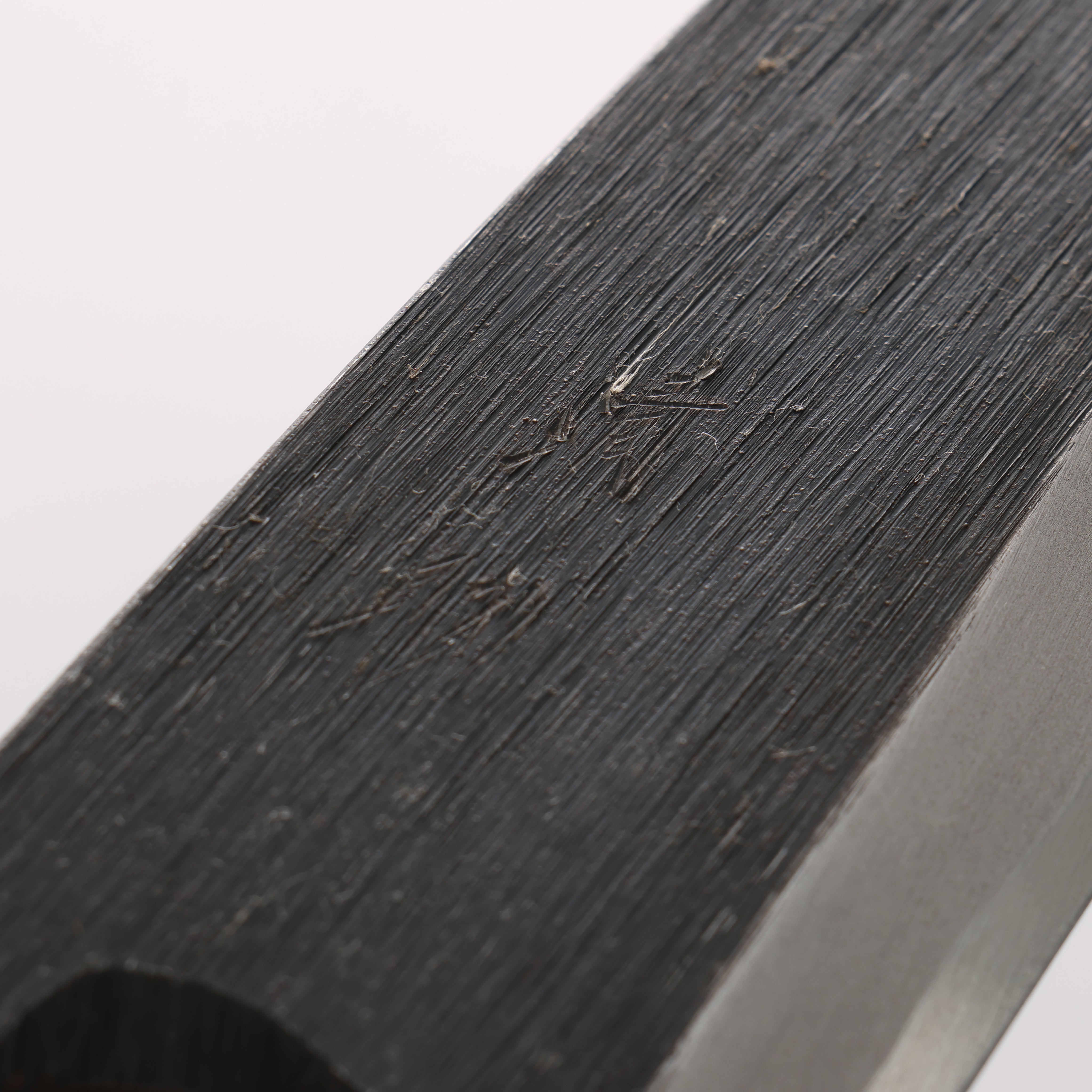 Seisuke White Steel No.2 Kurouchi Deba 150mm Purple Lacquered Handle - Japanny - Best Japanese Knife