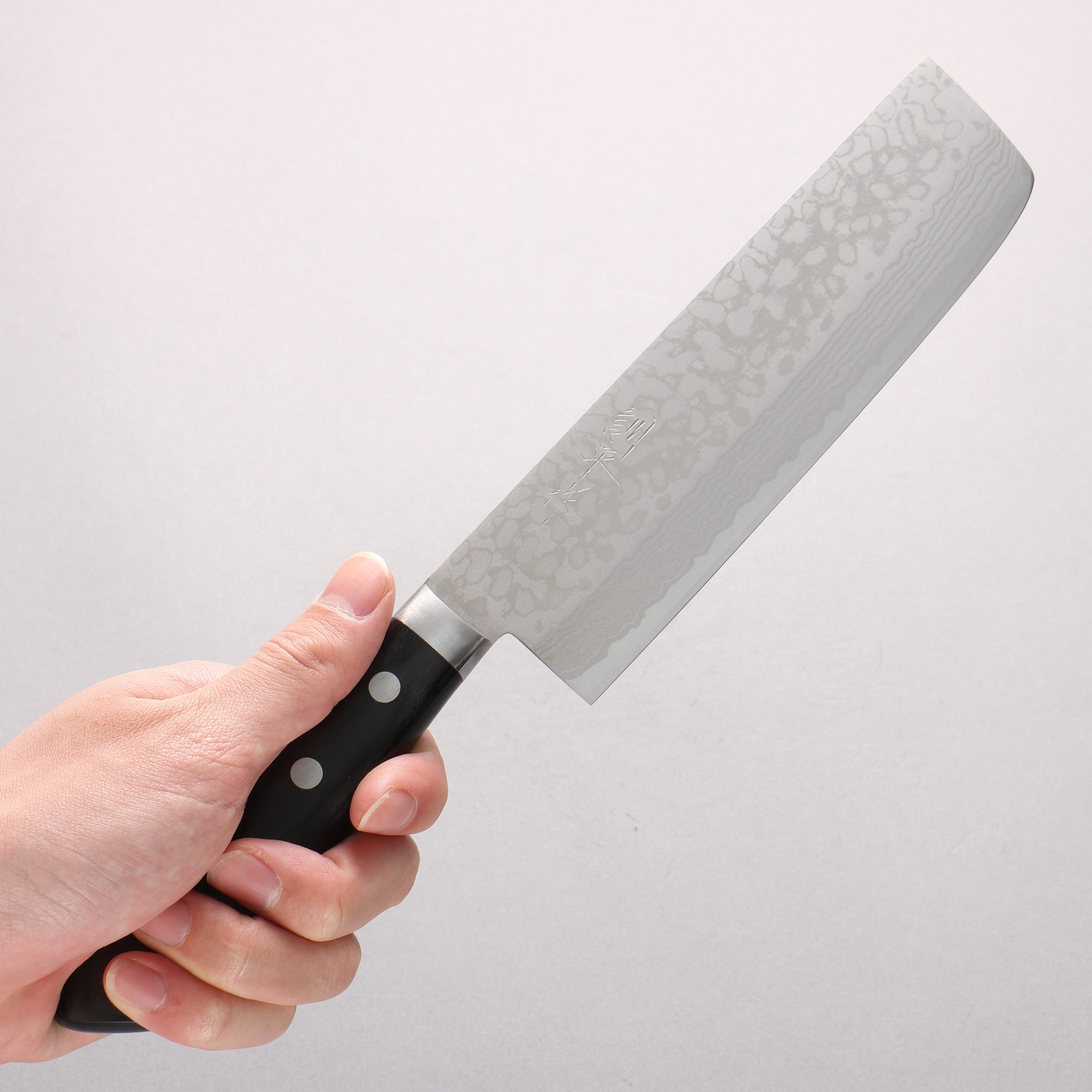 Kunihira Sairyu VG10 Damascus Usuba 165mm Pakka wood Handle - Japanny - Best Japanese Knife