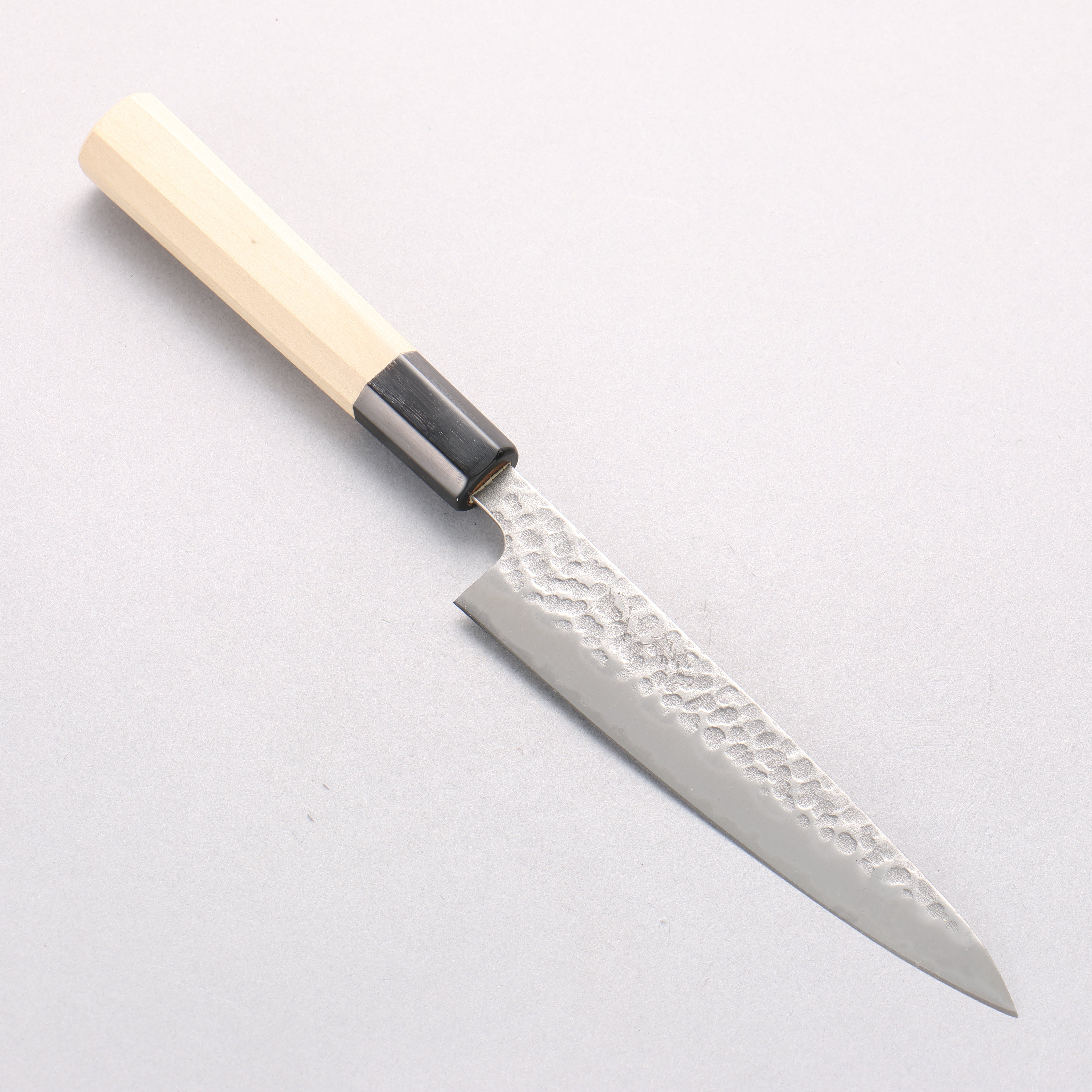 Oul White Steel No.2 Hammered Petty-Utility 135mm Magnolia Handle - Japanny - Best Japanese Knife