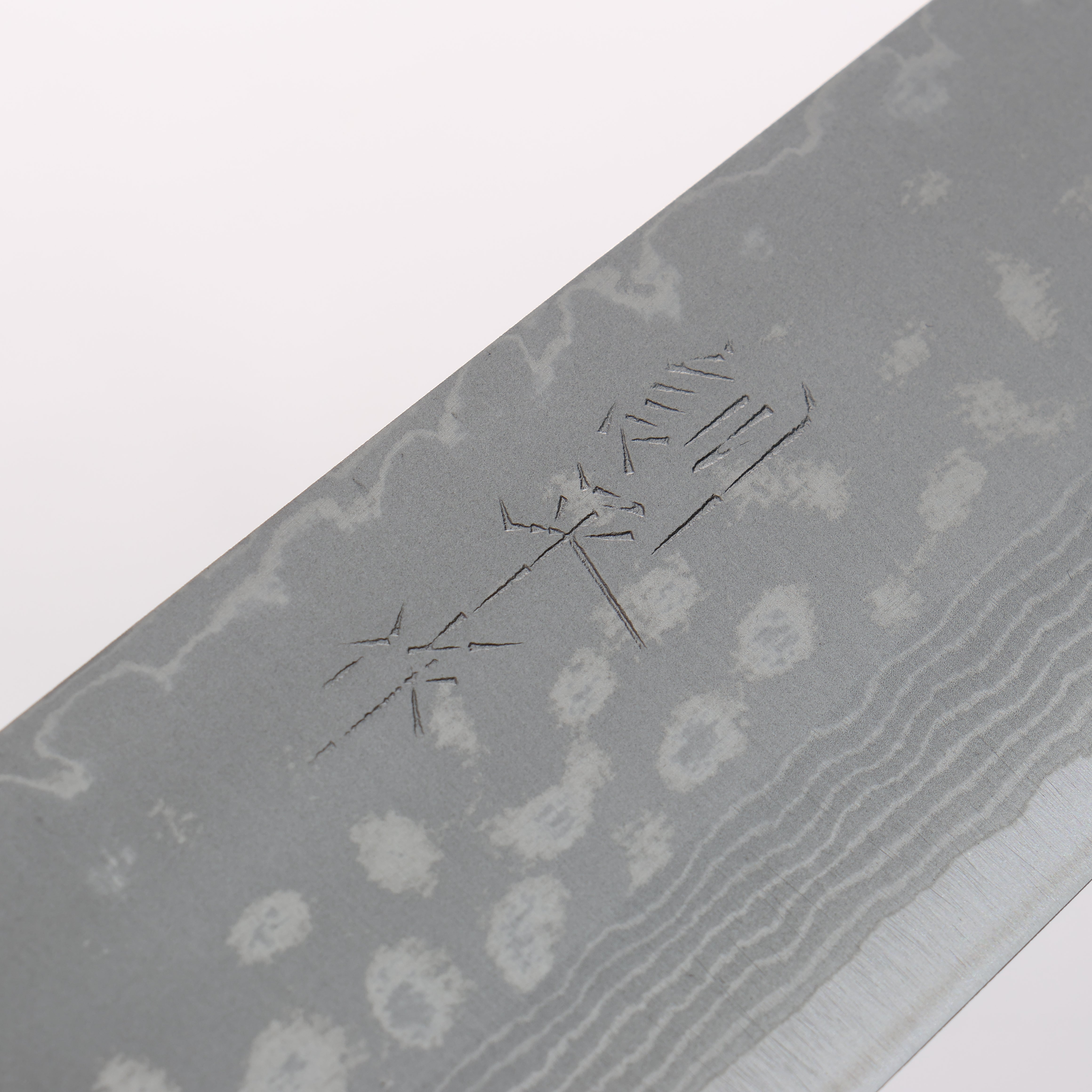 Kunihira Sairyu VG10 Damascus Santoku 170mm Scotch Pakka wood Handle - Japanny - Best Japanese Knife