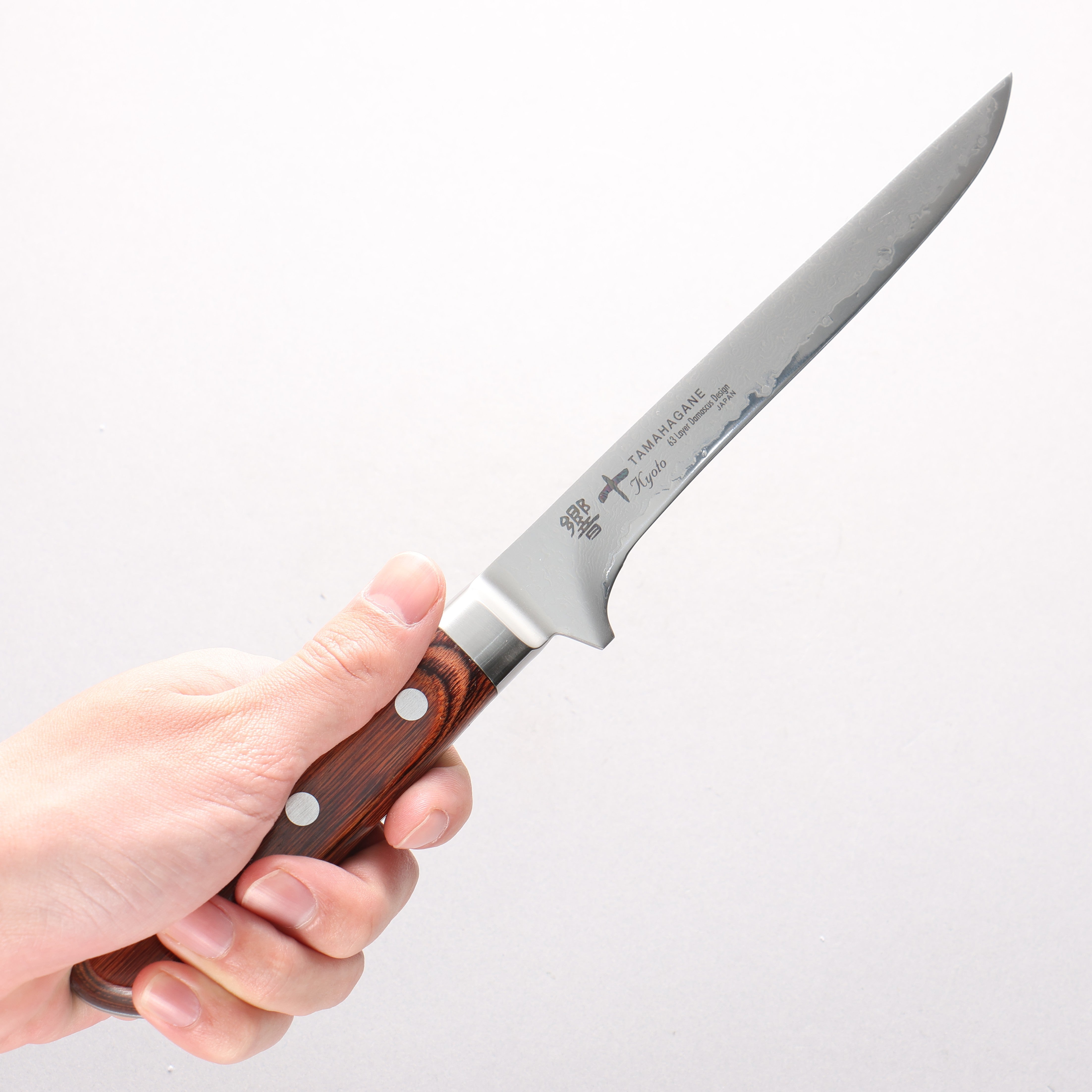 Tamahagane Kyoto 63 Layer Damascus Boning 160mm KP-1119 - Japanny - Best Japanese Knife