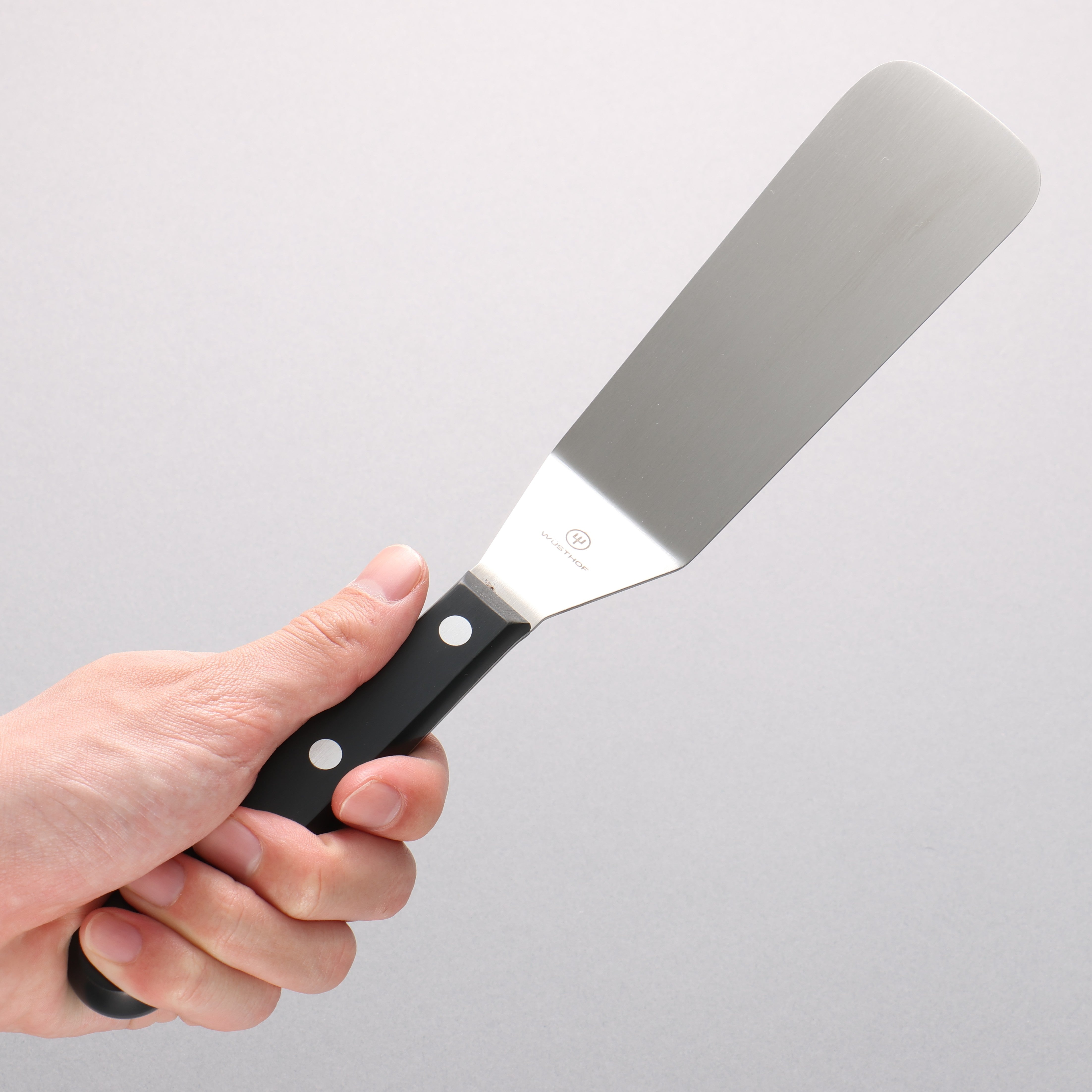 WUSTHOF Stainless Steel Turner 120mm Black Plastic Handle - Japanny - Best Japanese Knife