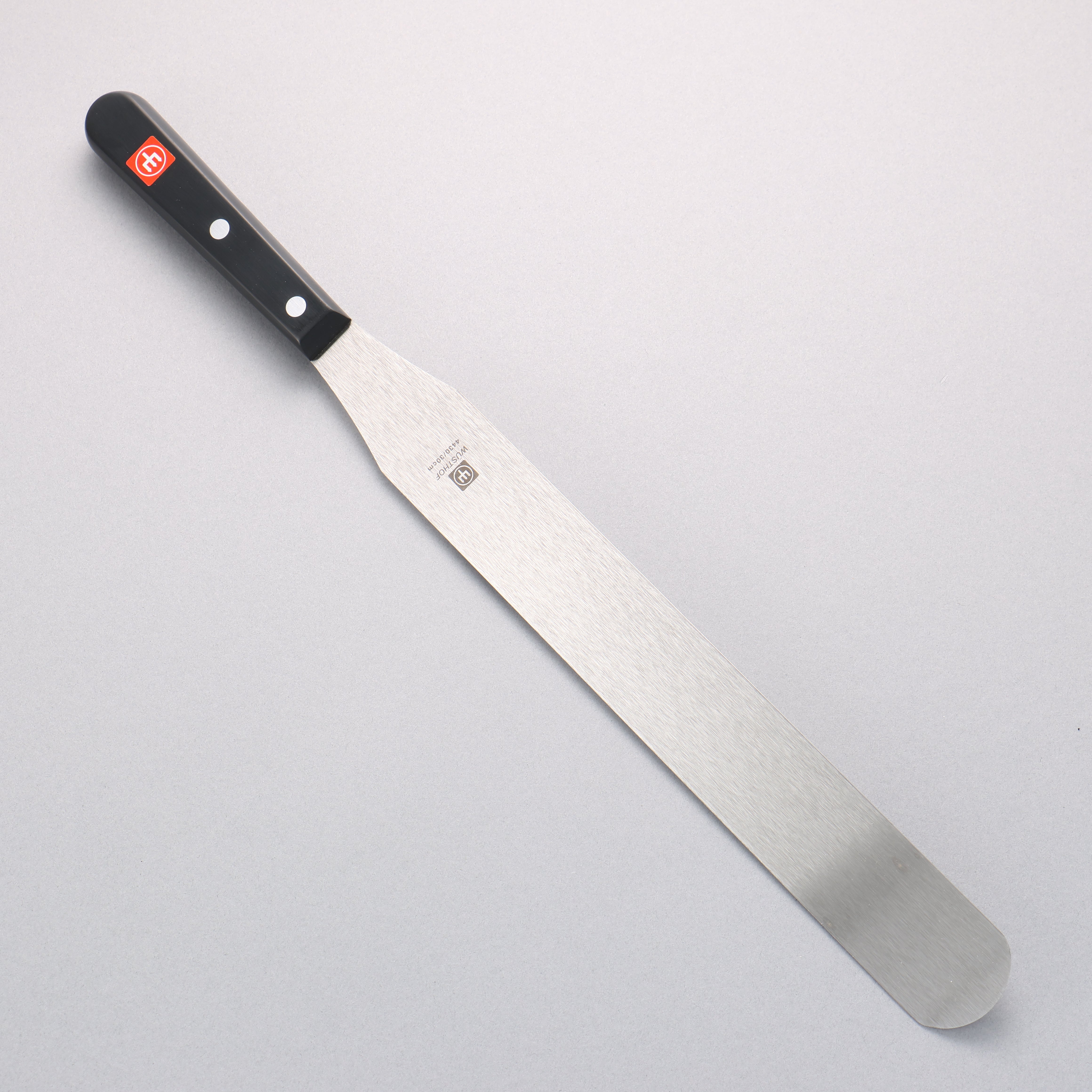 WUSTHOF Stainless Steel Palette knife 300mm Black Plastic Handle - Japanny - Best Japanese Knife