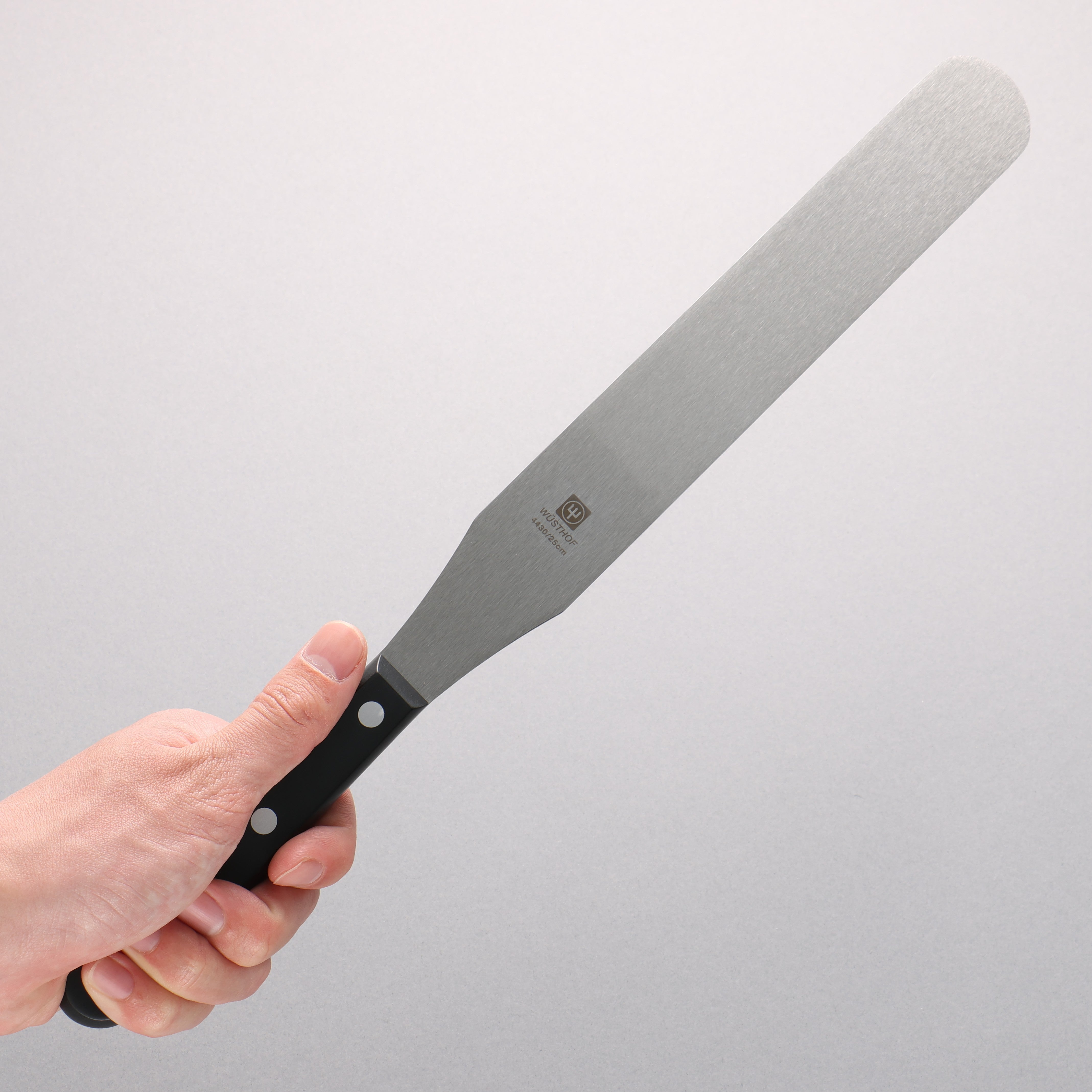 WUSTHOF Stainless Steel Palette knife 250mm Black Plastic Handle - Japanny - Best Japanese Knife