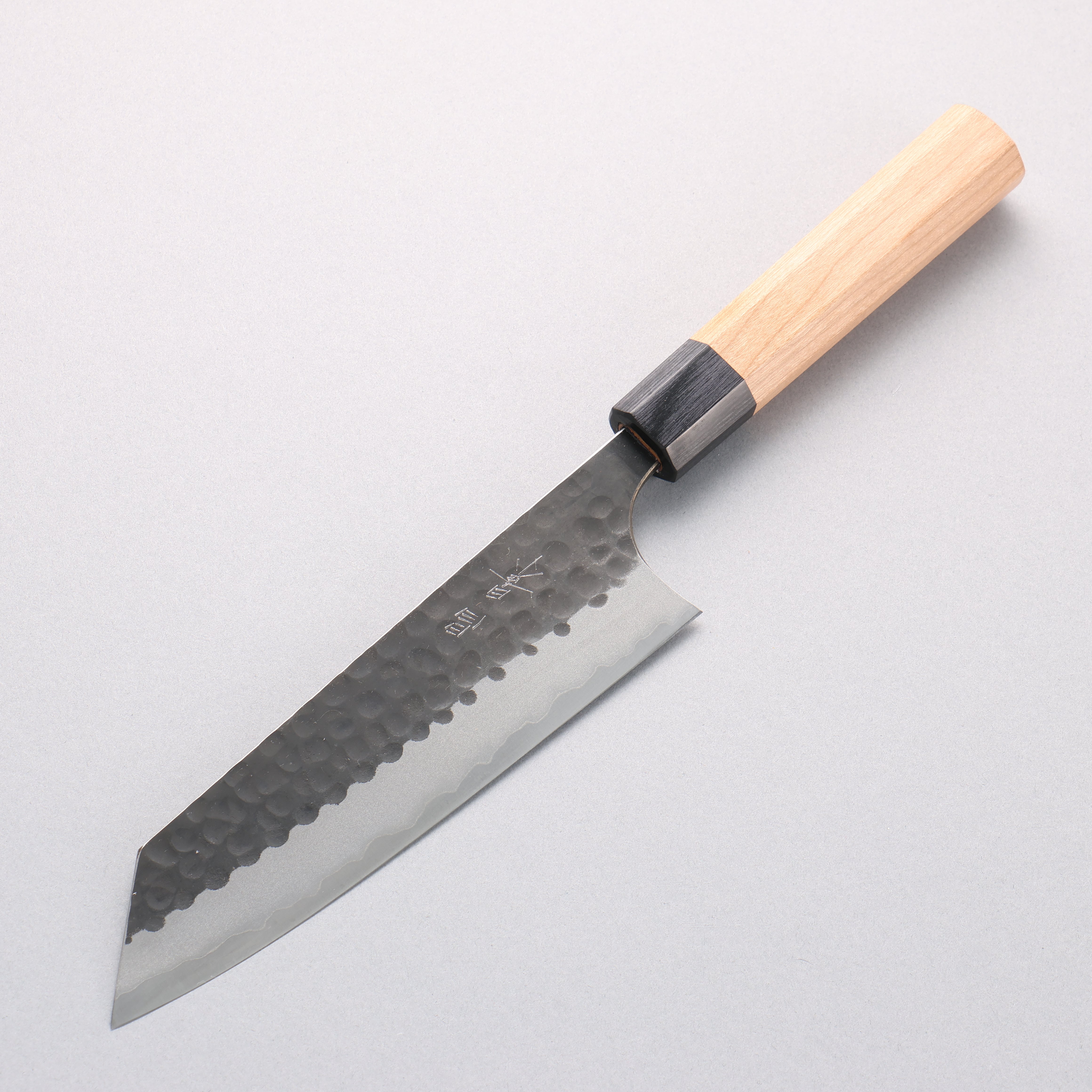 Masakage Koishi Blue Super Black Finished Bunka 165mm American Cherry Handle - Japanny - Best Japanese Knife