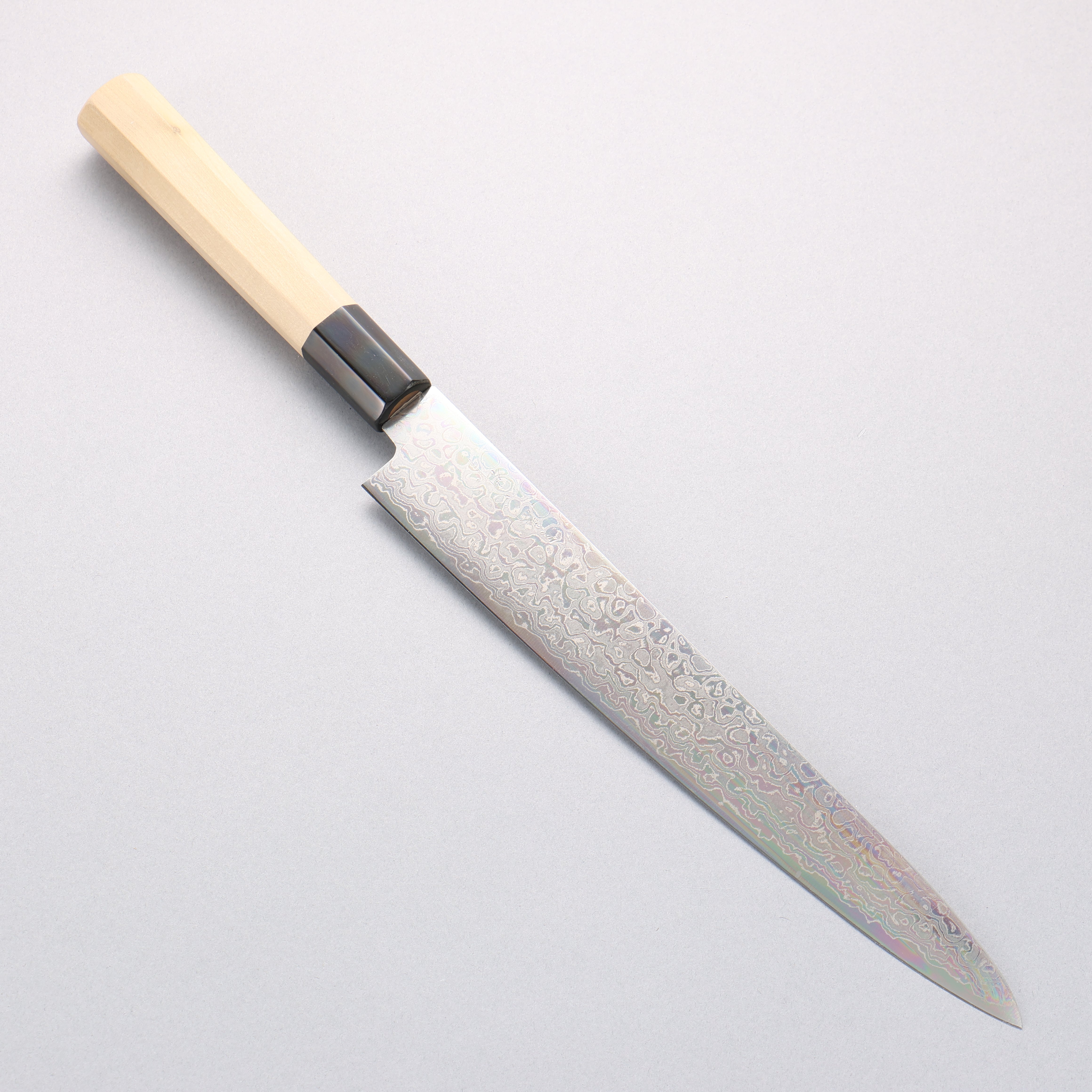 Misuzu AUS10 Damascus Migaki Finished Sujihiki 240mm Magnolia Handle - Japanny - Best Japanese Knife