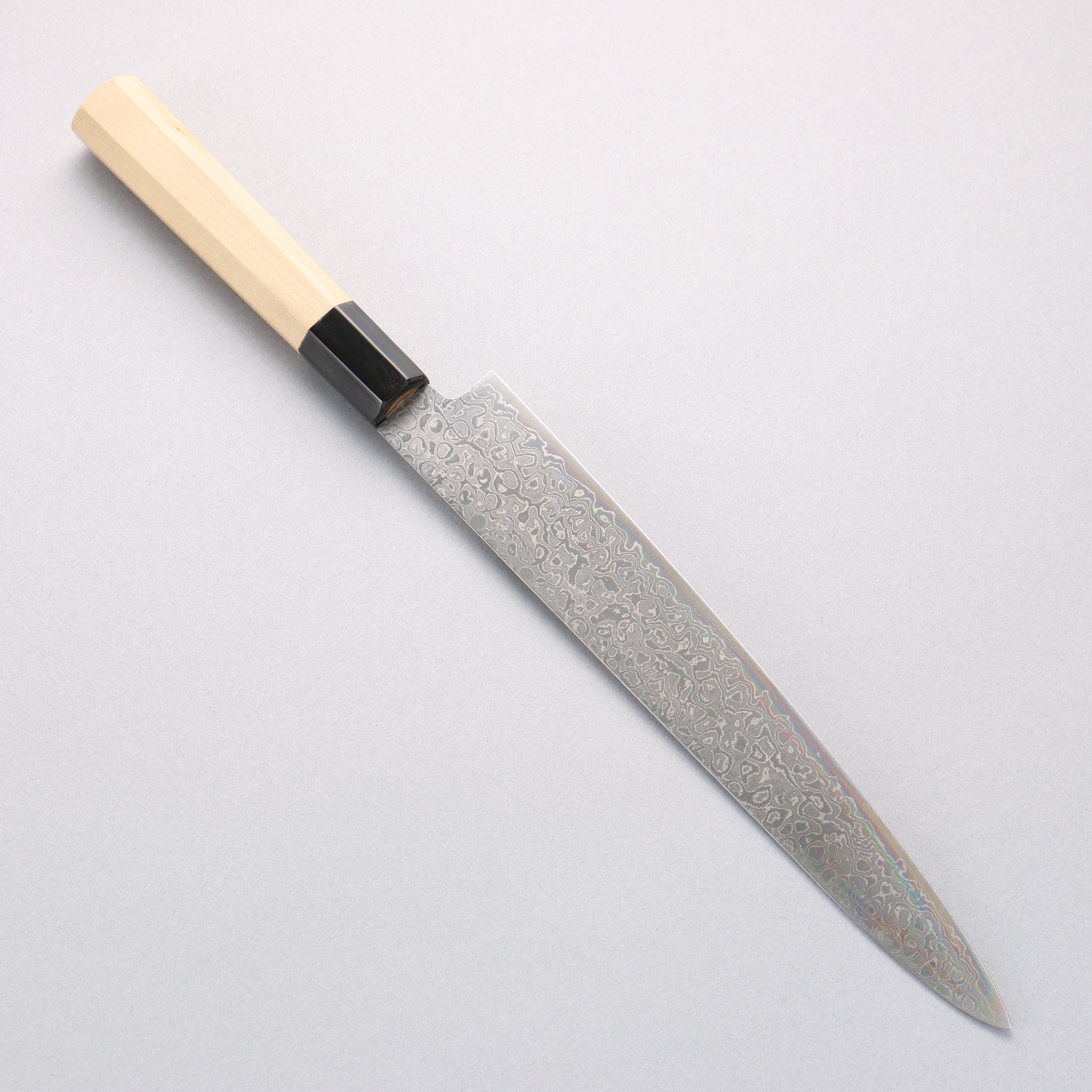 Misuzu AUS10 Damascus Migaki Finished Sujihiki 240mm Magnolia Handle - Japanny - Best Japanese Knife