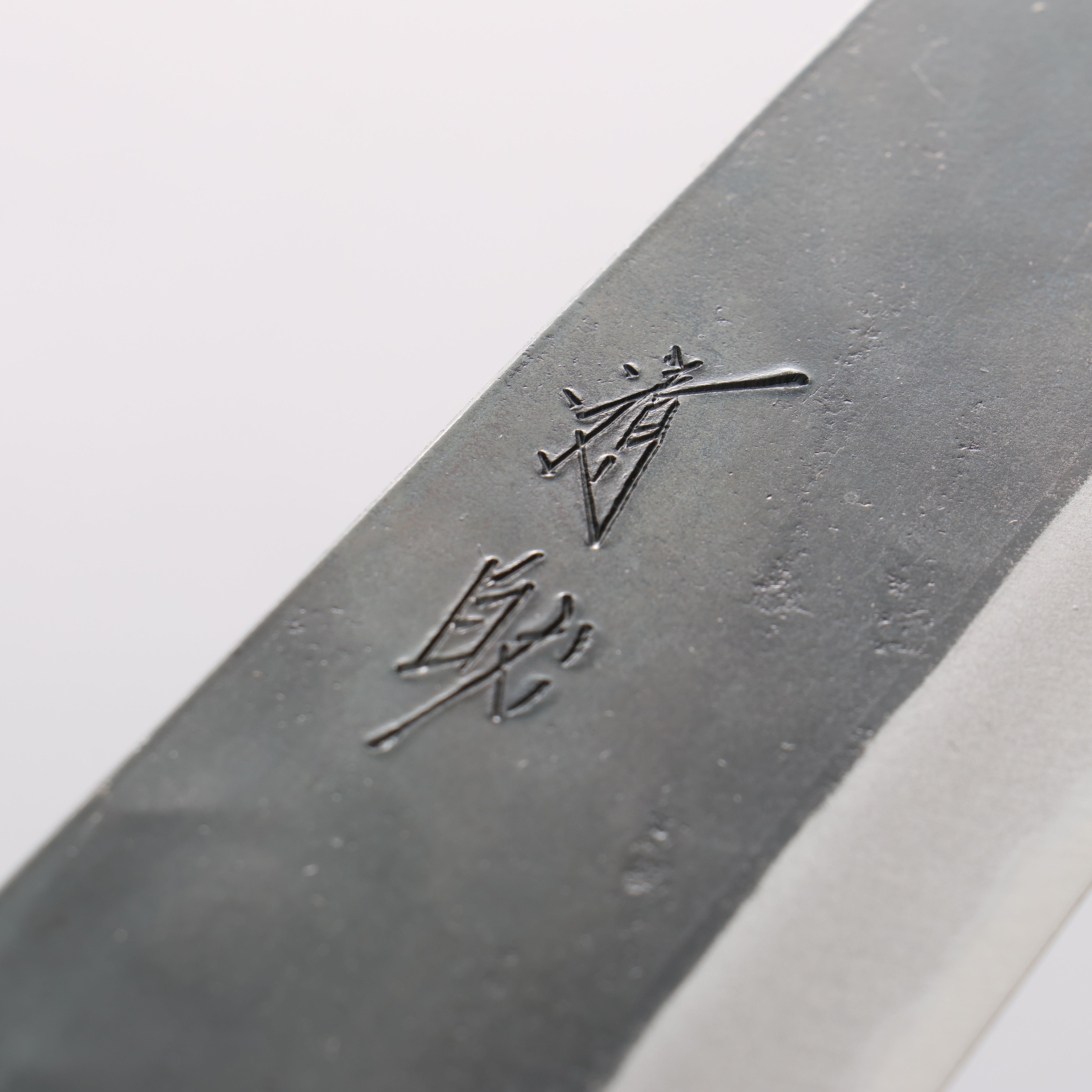 Seisuke Blue Steel No.1 Black Finished Kiritsuke Gyuto 240mm Rosewood (ferrule: Oak) Handle - Japanny - Best Japanese Knife