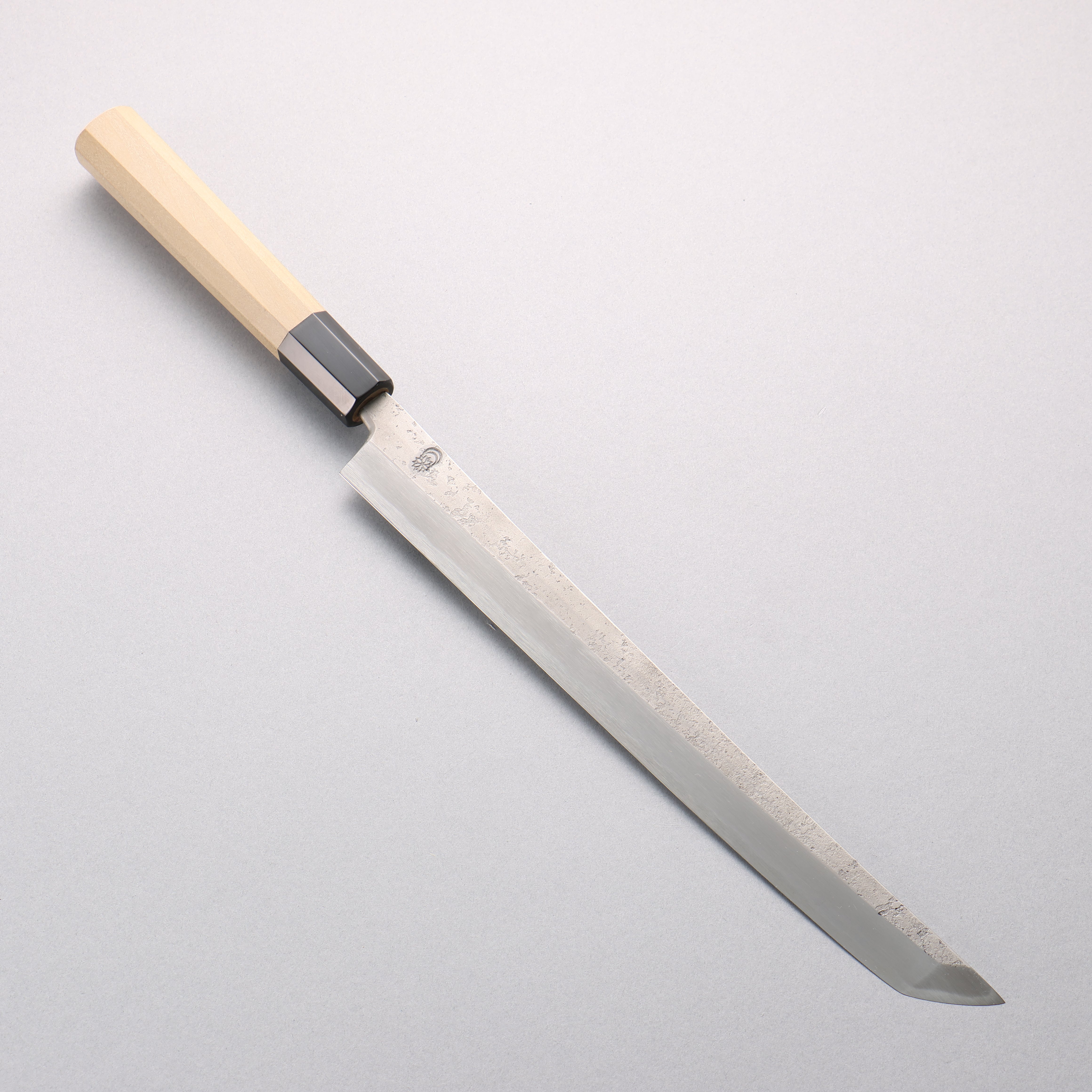 Kikuzuki White Steel No.2 Nashiji Sakimaru Takohiki 270mm Magnolia Handle - Japanny - Best Japanese Knife