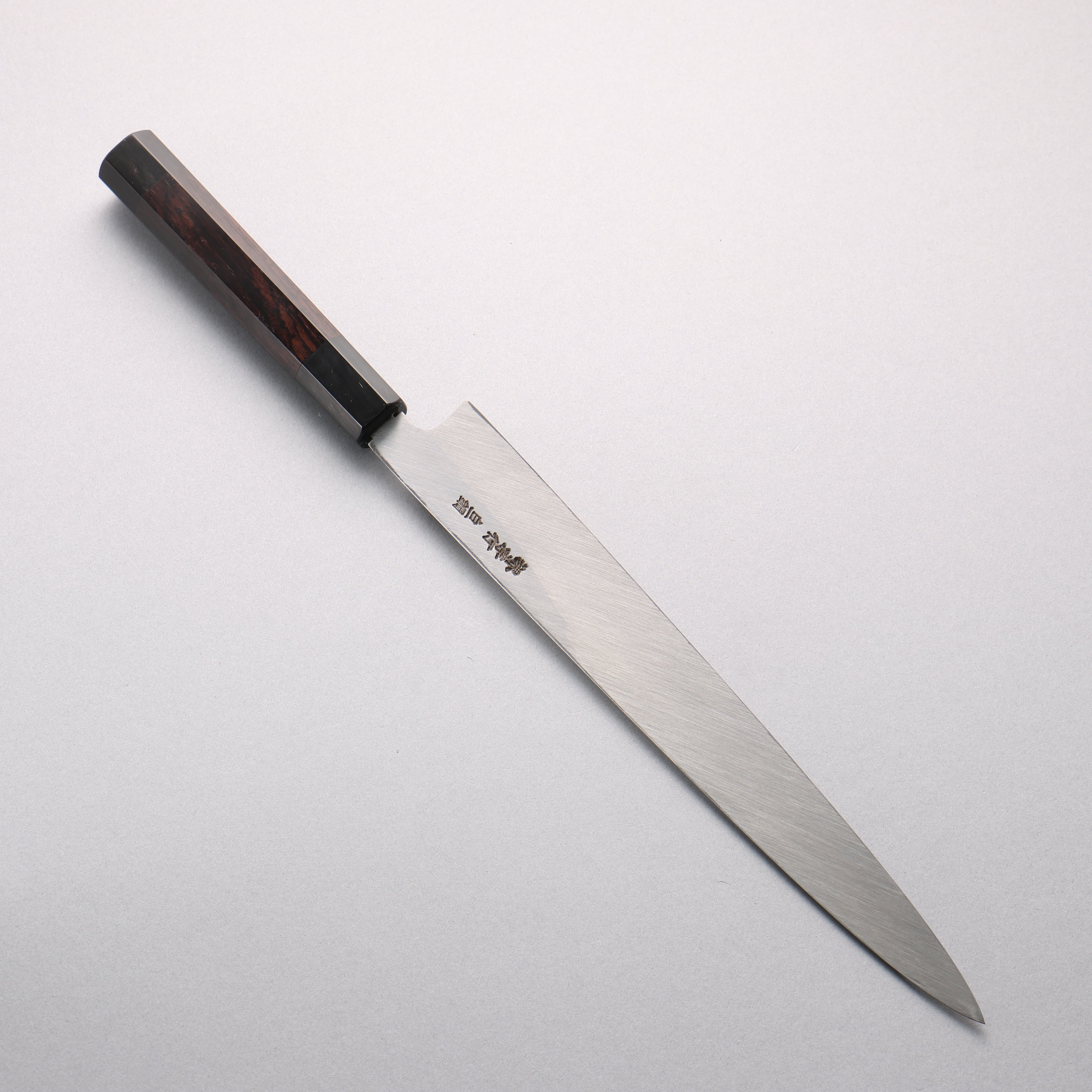 Sakai Takayuki Byakko White Steel No.1 Yanagiba Ebony Wood Handle with Sheath - Japanny - Best Japanese Knife
