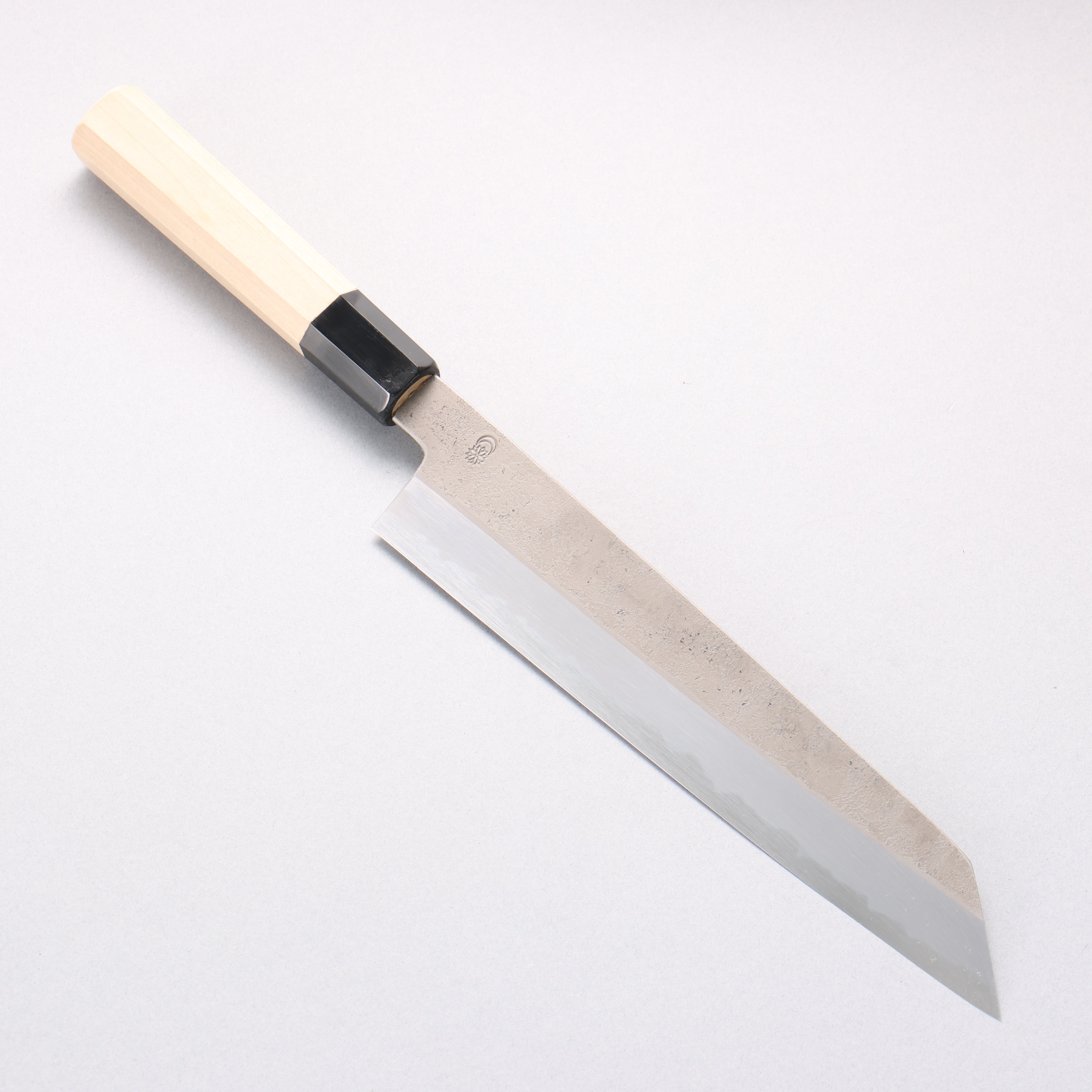Kikuzuki White Steel No.2 Nashiji Kiritsuke Gyuto 240mm Magnolia Handle - Japanny - Best Japanese Knife