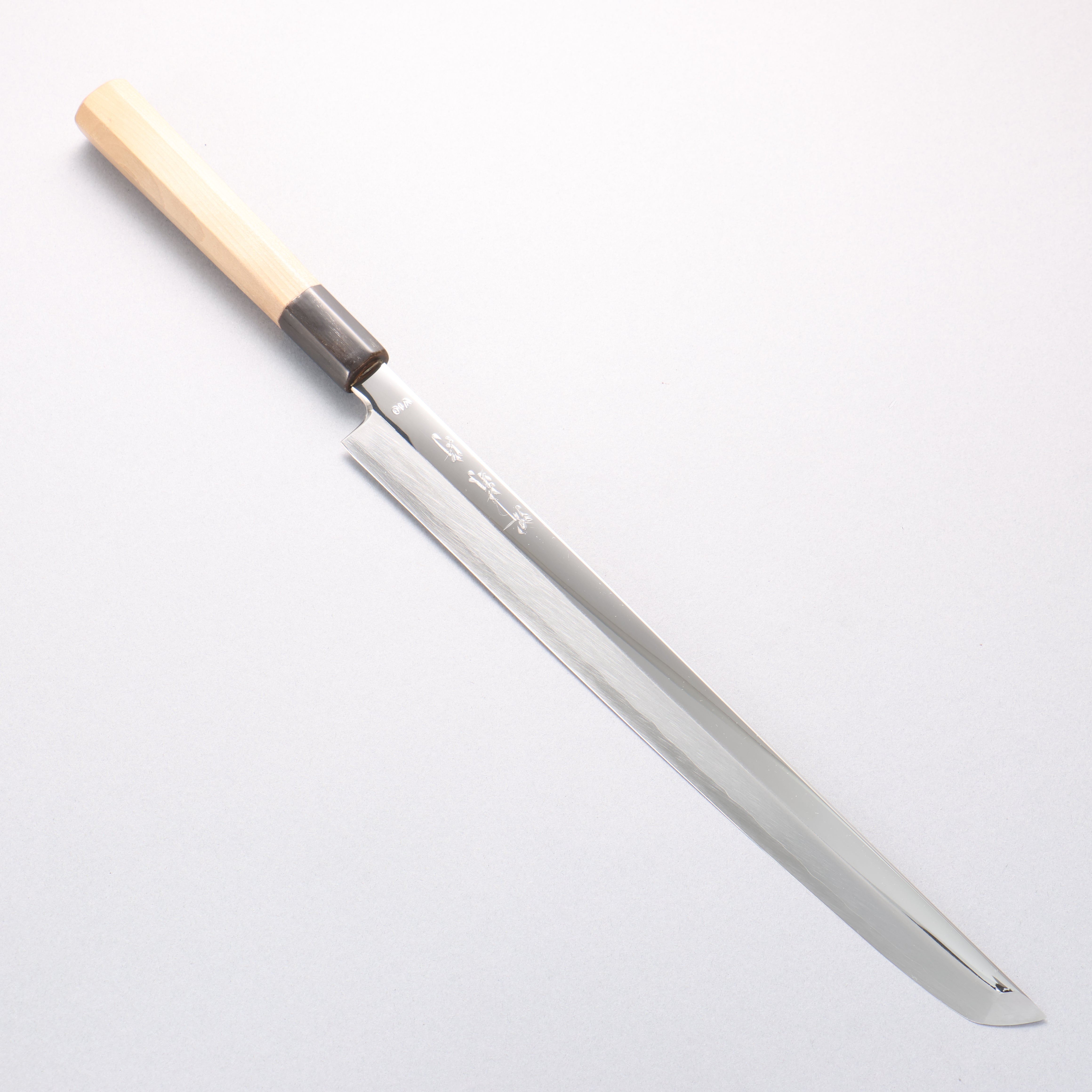 Sakai Kikumori VG10 Mirrored Finish Sakimaru Takohiki 300mm Magnolia Handle - Japanny - Best Japanese Knife