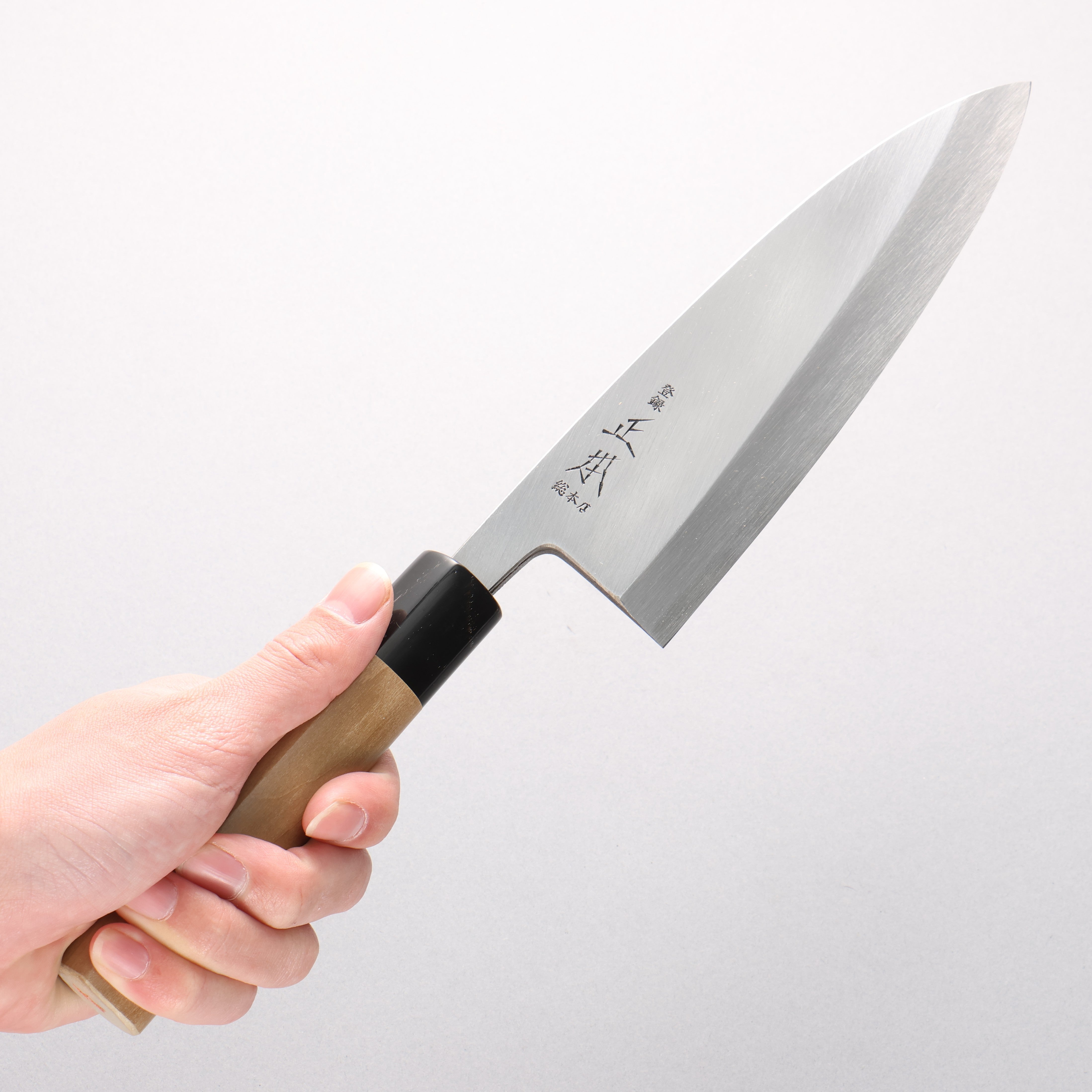 Masamoto Hongasumi White Steel No.2 Deba Magnolia Handle - Japanny - Best Japanese Knife