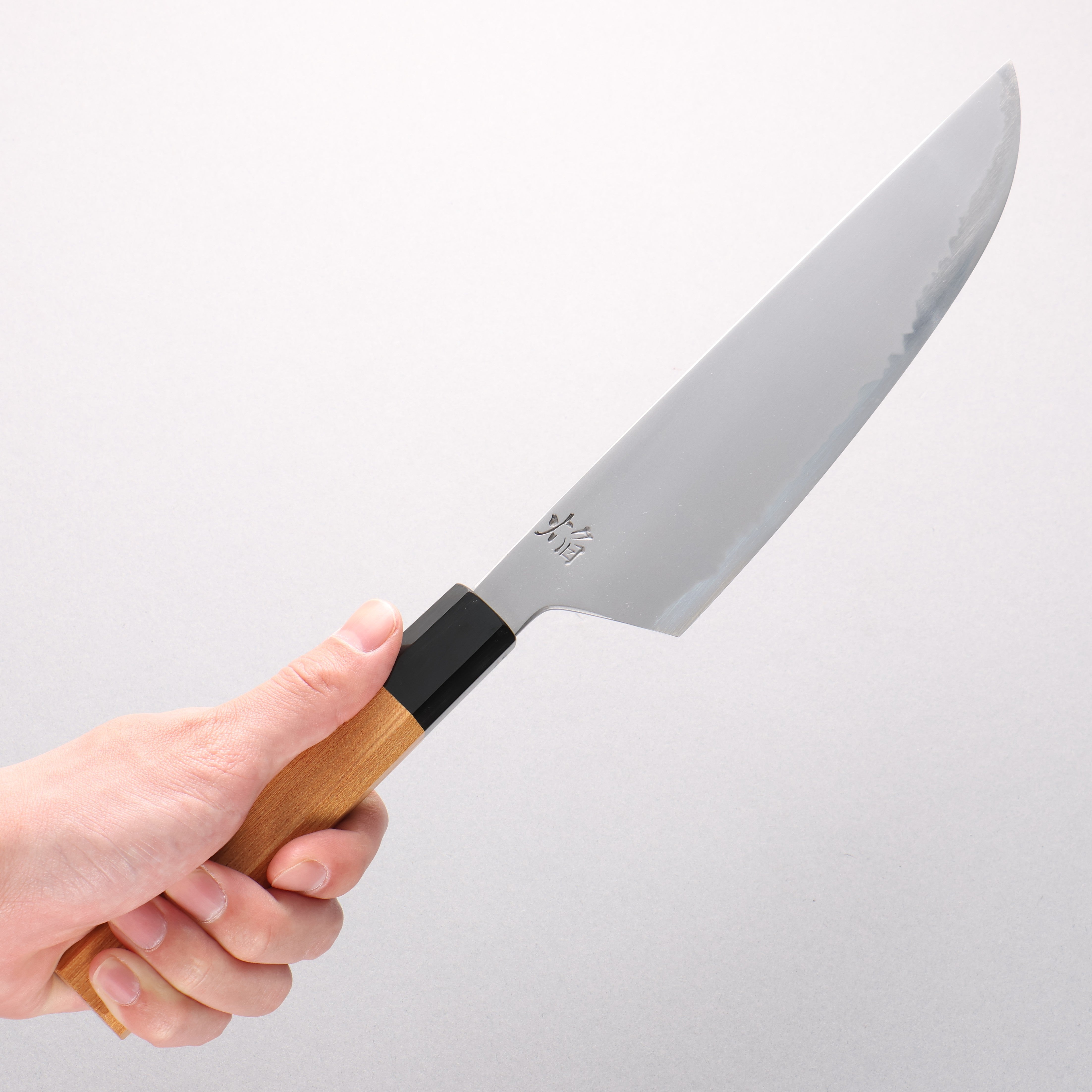 Sakai Takayuki Homura Hien Blue Steel No.2 Gyuto 210mm Yew Tree Handle with Sheath - Japanny - Best Japanese Knife