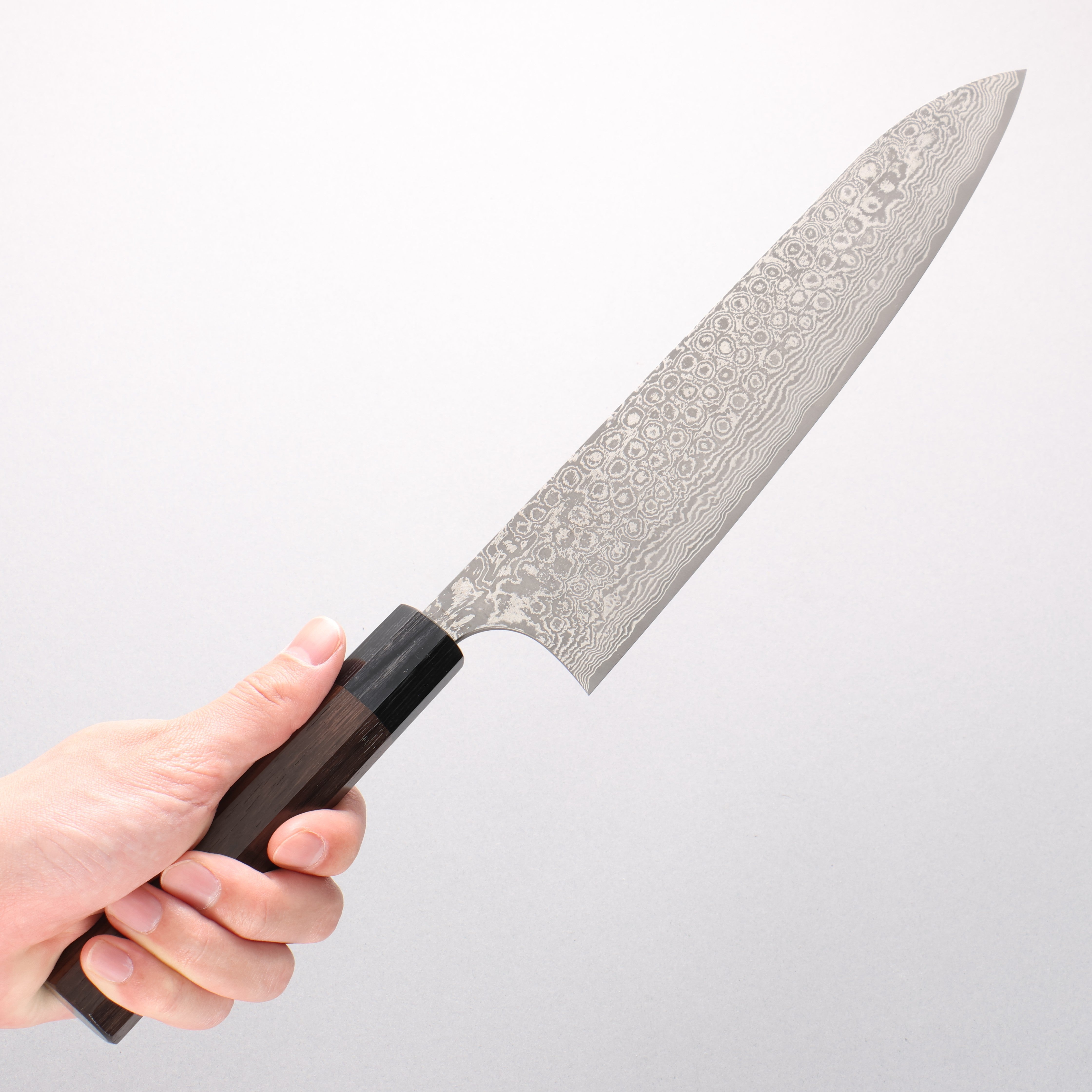 Masakage Kumo VG10 Damascus Gyuto 240mm Shitan Handle - Japanny - Best Japanese Knife