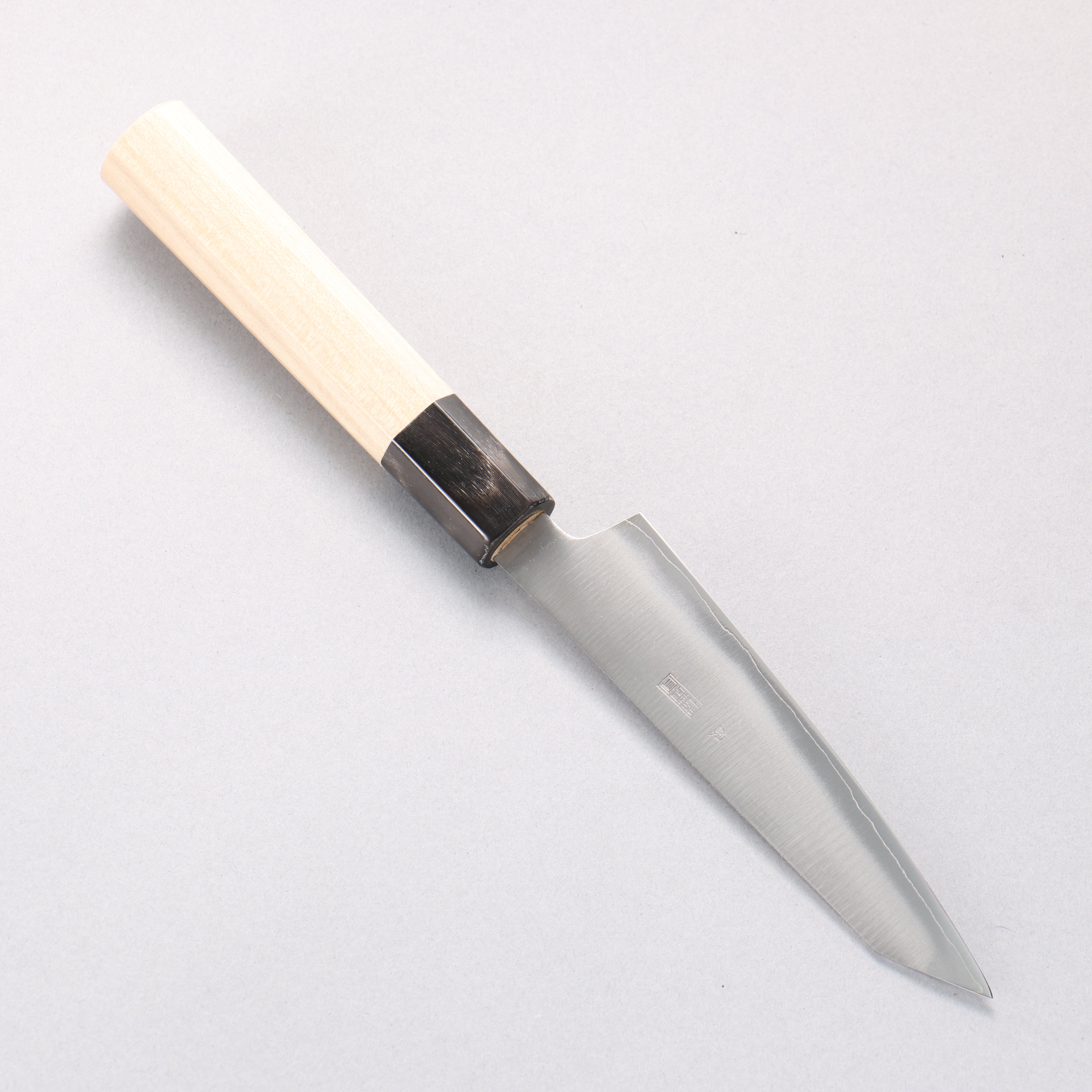 Kikuzuki Silver Steel No.3 Bokashi Kiritsuke Petty-Utility 135mm Magnolia Handle - Japanny - Best Japanese Knife