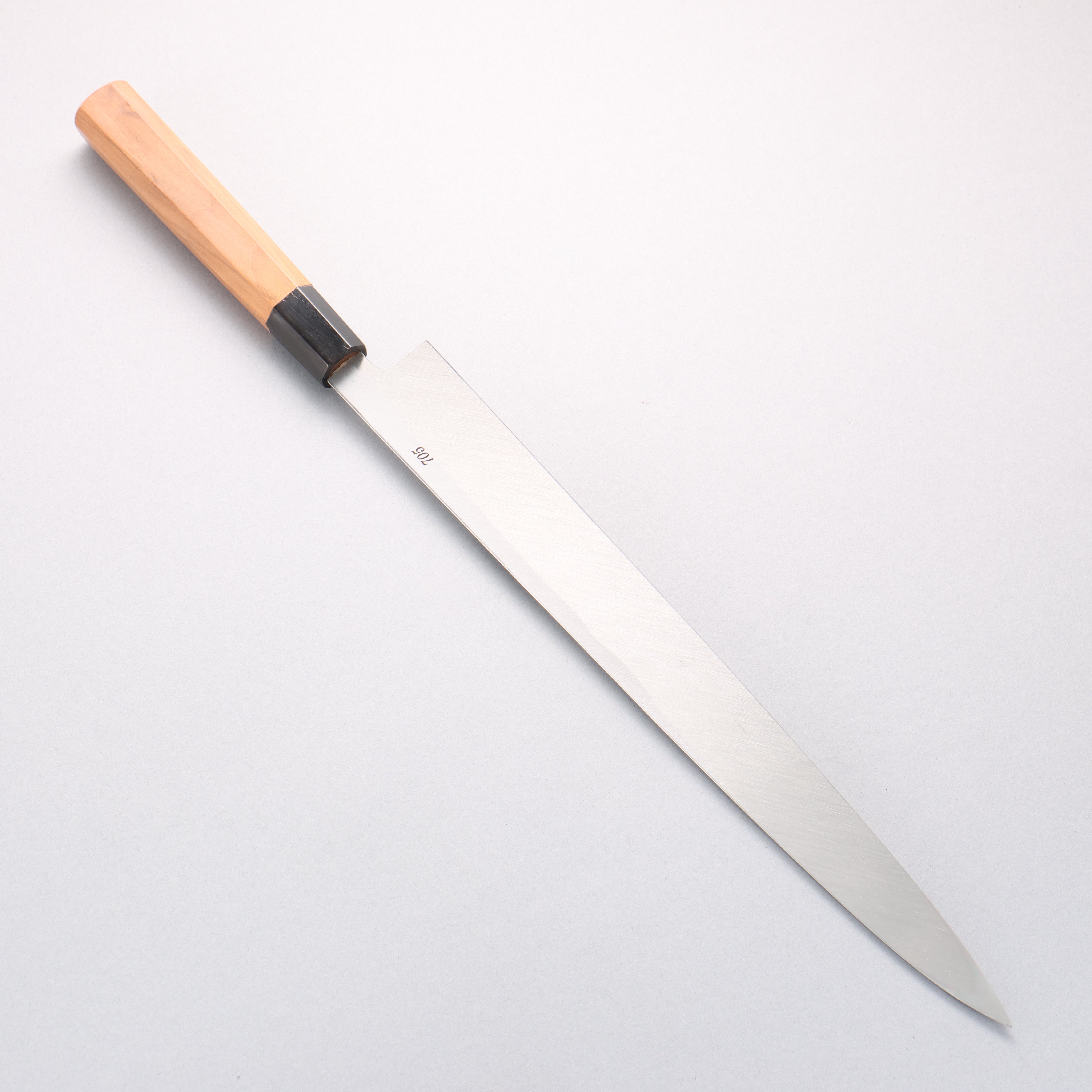 Tessen by Tanaka Tamahagane Yanagiba 315mm Wild Cherry Handle with Sheath - Japanny - Best Japanese Knife