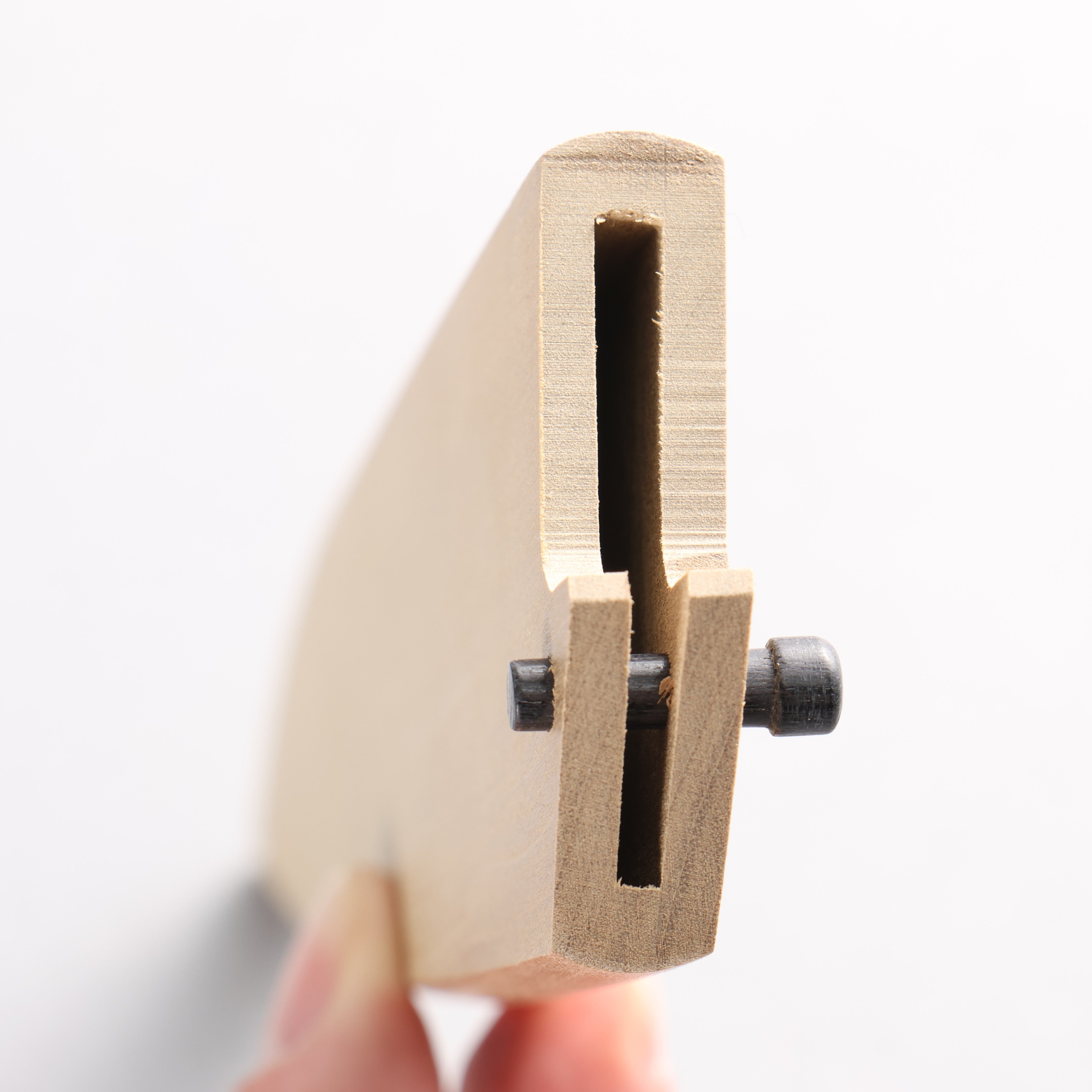 Magnolia Saya Sheath for Hiraki Knife with Plywood Pin - 165mm (Nashiji) - Japanny - Best Japanese Knife