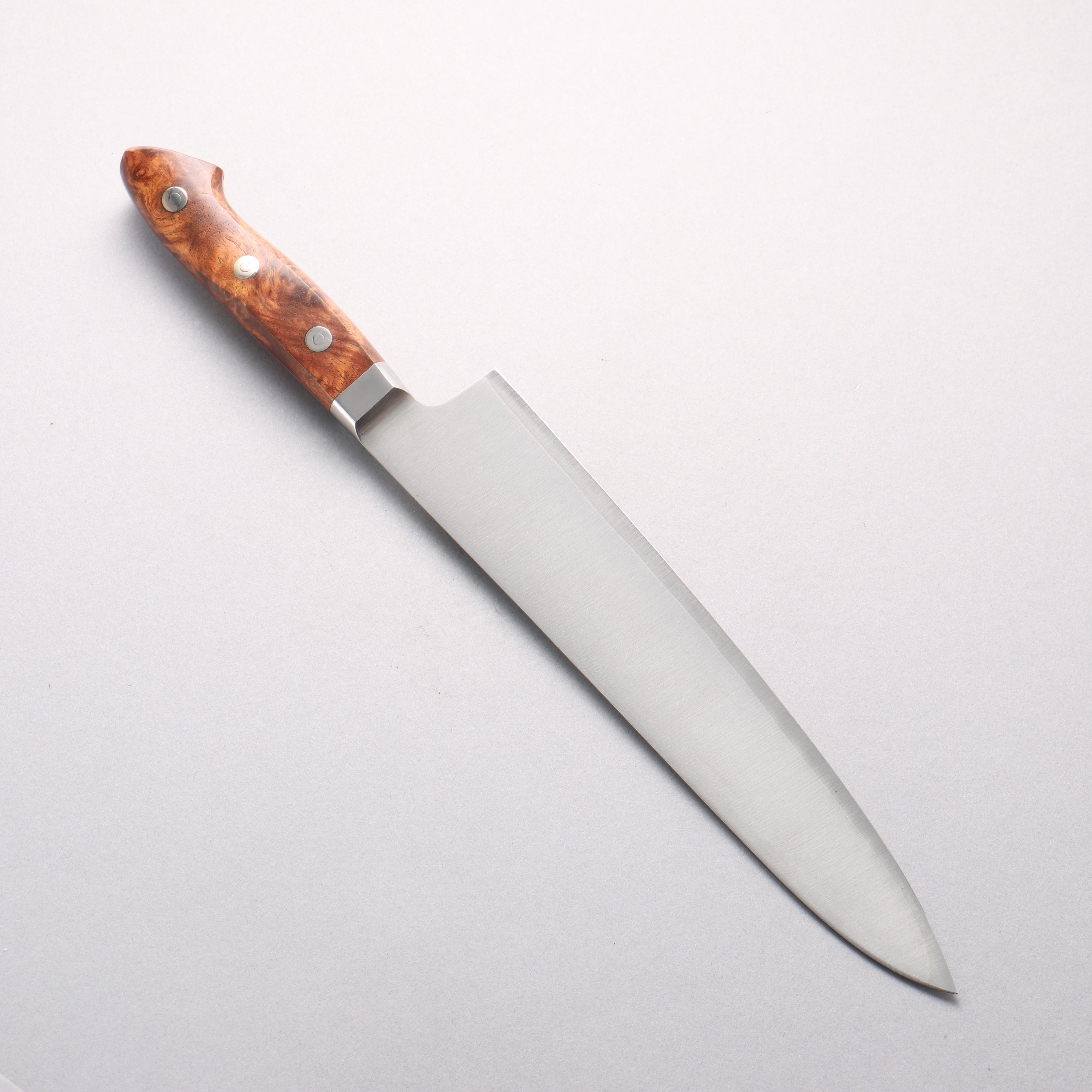 Kajin SG2 Sujihiki 240mm Chinese Quince Burl Handle