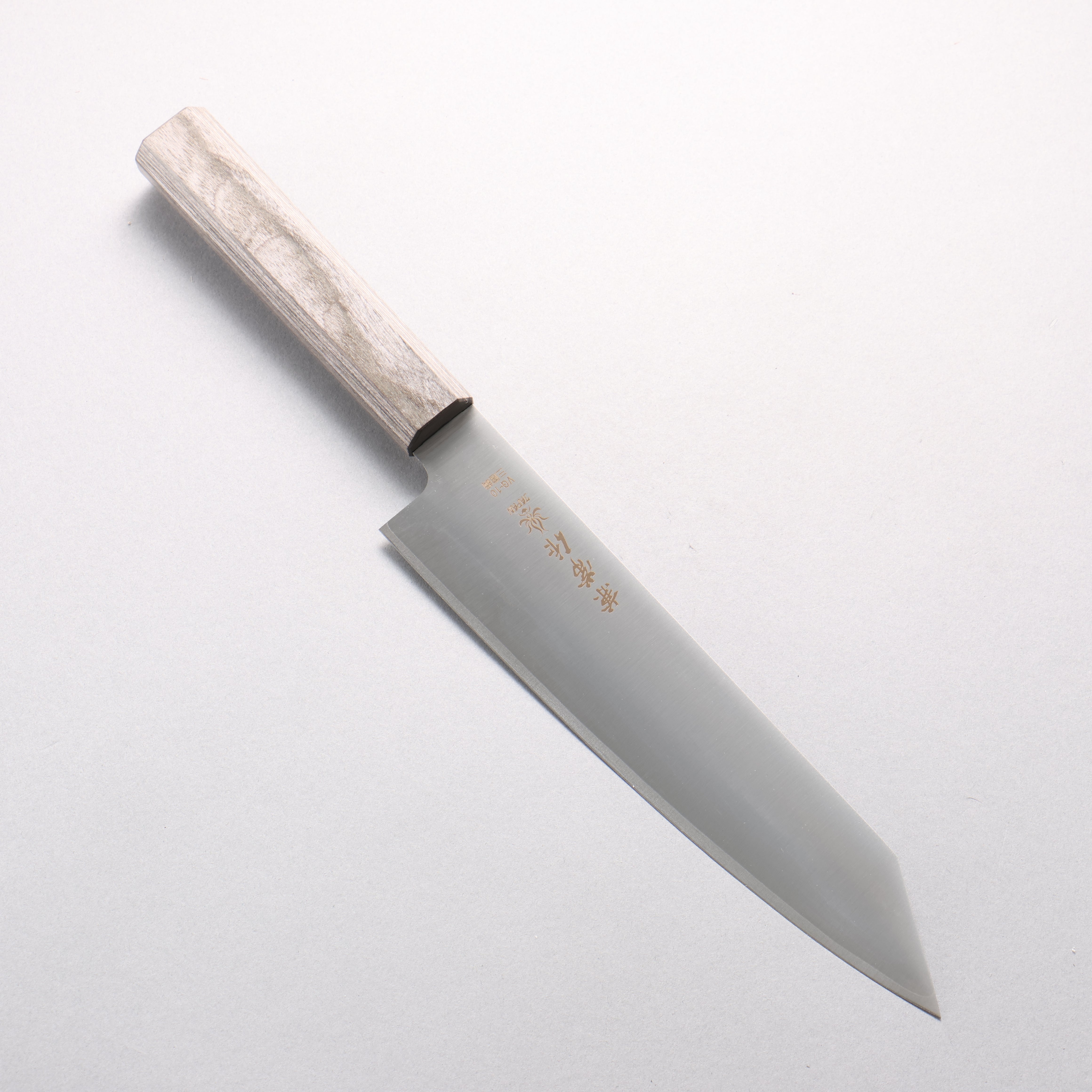 Kanetsune VG10 Kiritsuke Gyuto 210mm Gray Pakka wood Handle - Japanny - Best Japanese Knife