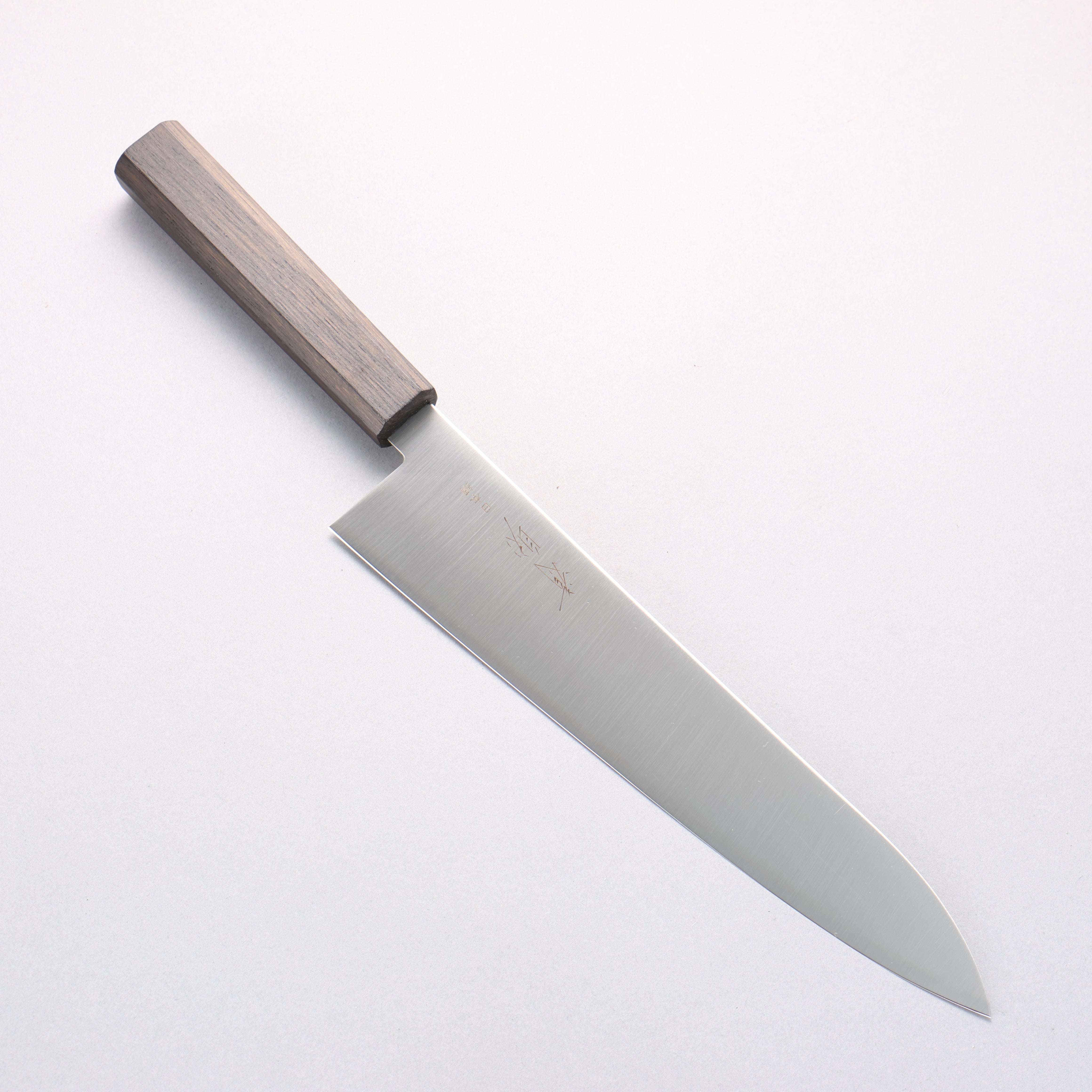 Seisuke SK-4 Gyuto 240mm Burnt Oak (Lacquered) Handle - Japanny - Best Japanese Knife