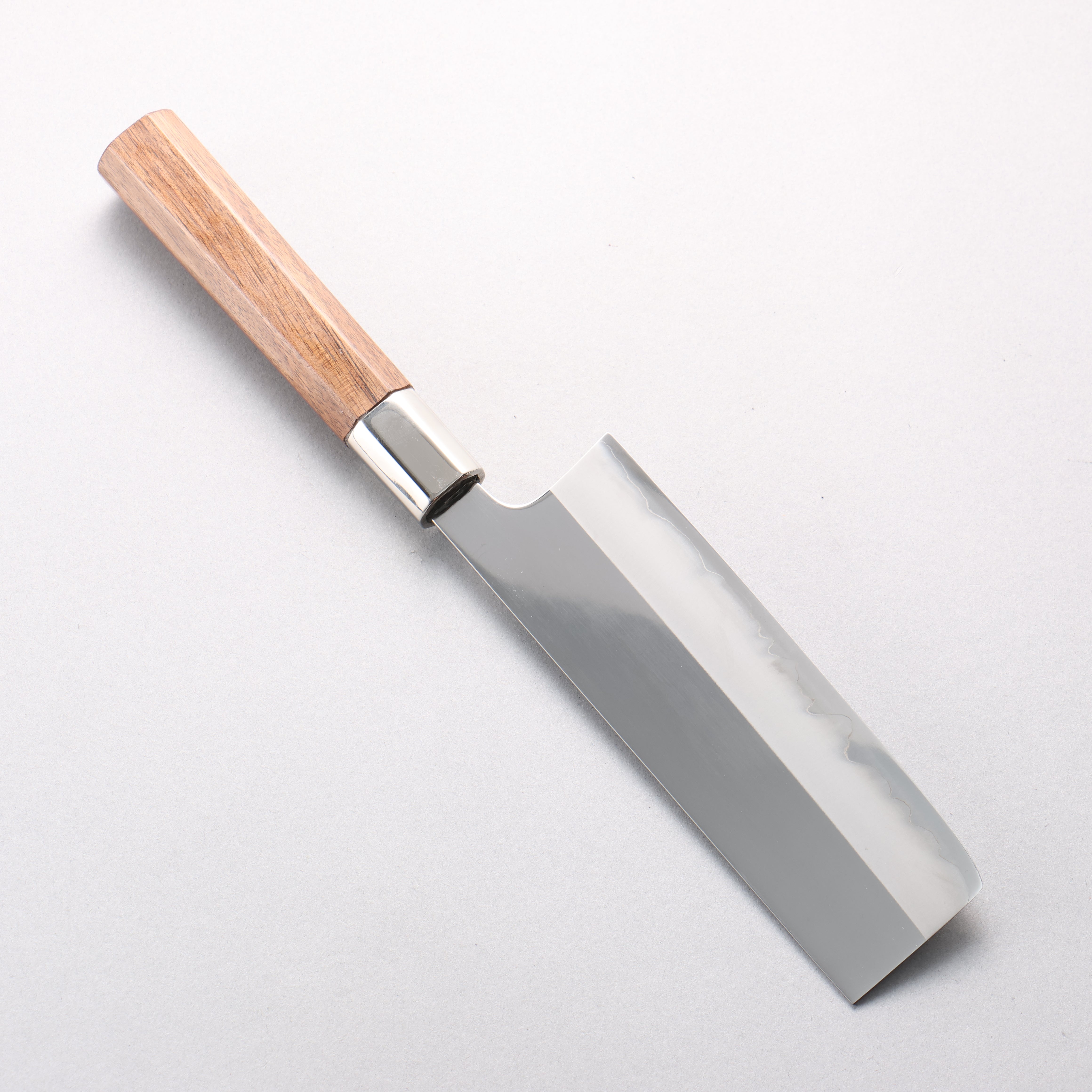 Kurotori Silver Steel No.3 Migaki Finished Nakiri 150mm Walnut Handle - Japanny - Best Japanese Knife