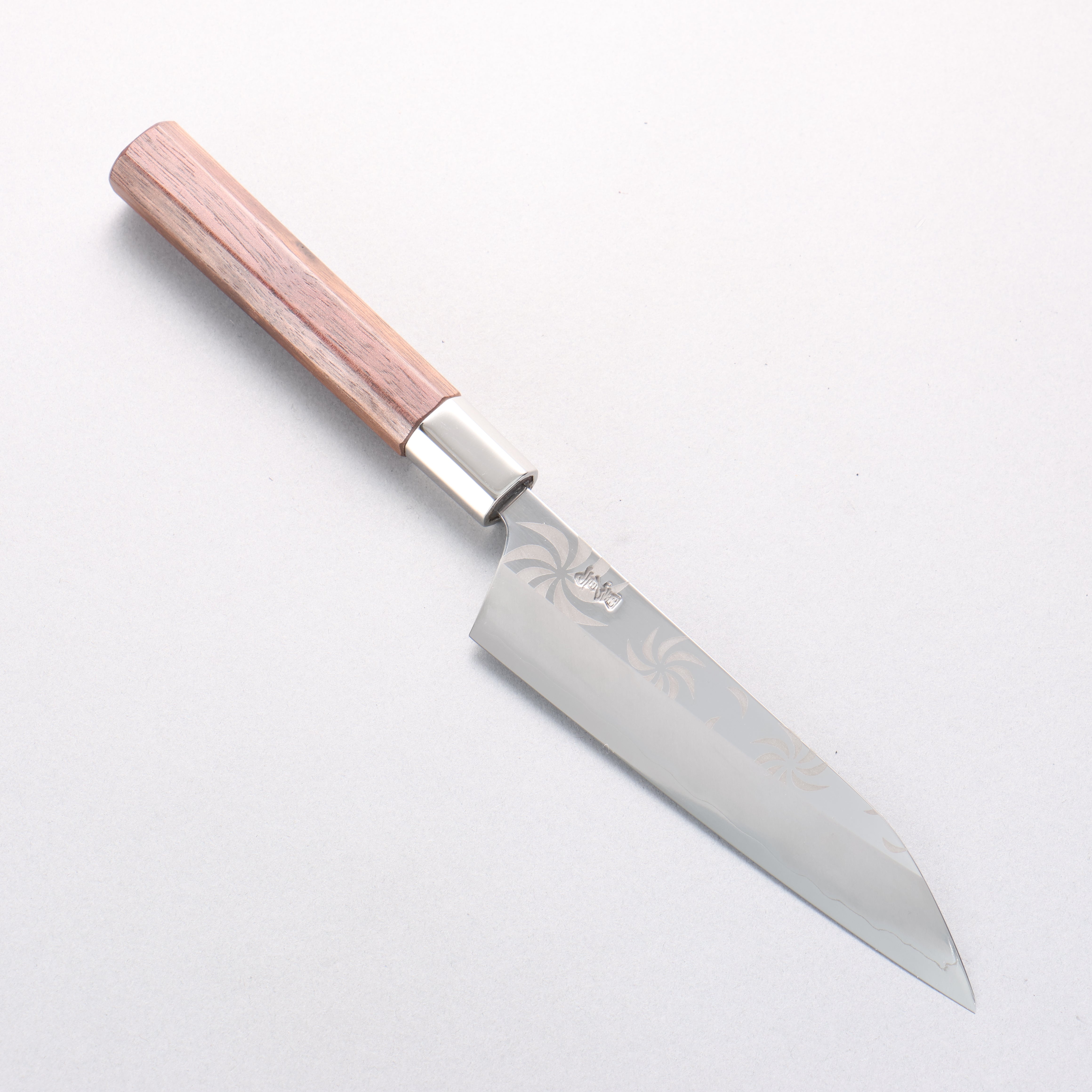 Kurotori Silver Steel No.3 Migaki Finished Petty-Utility 150mm Walnut Handle Kemanmon - Japanny - Best Japanese Knife