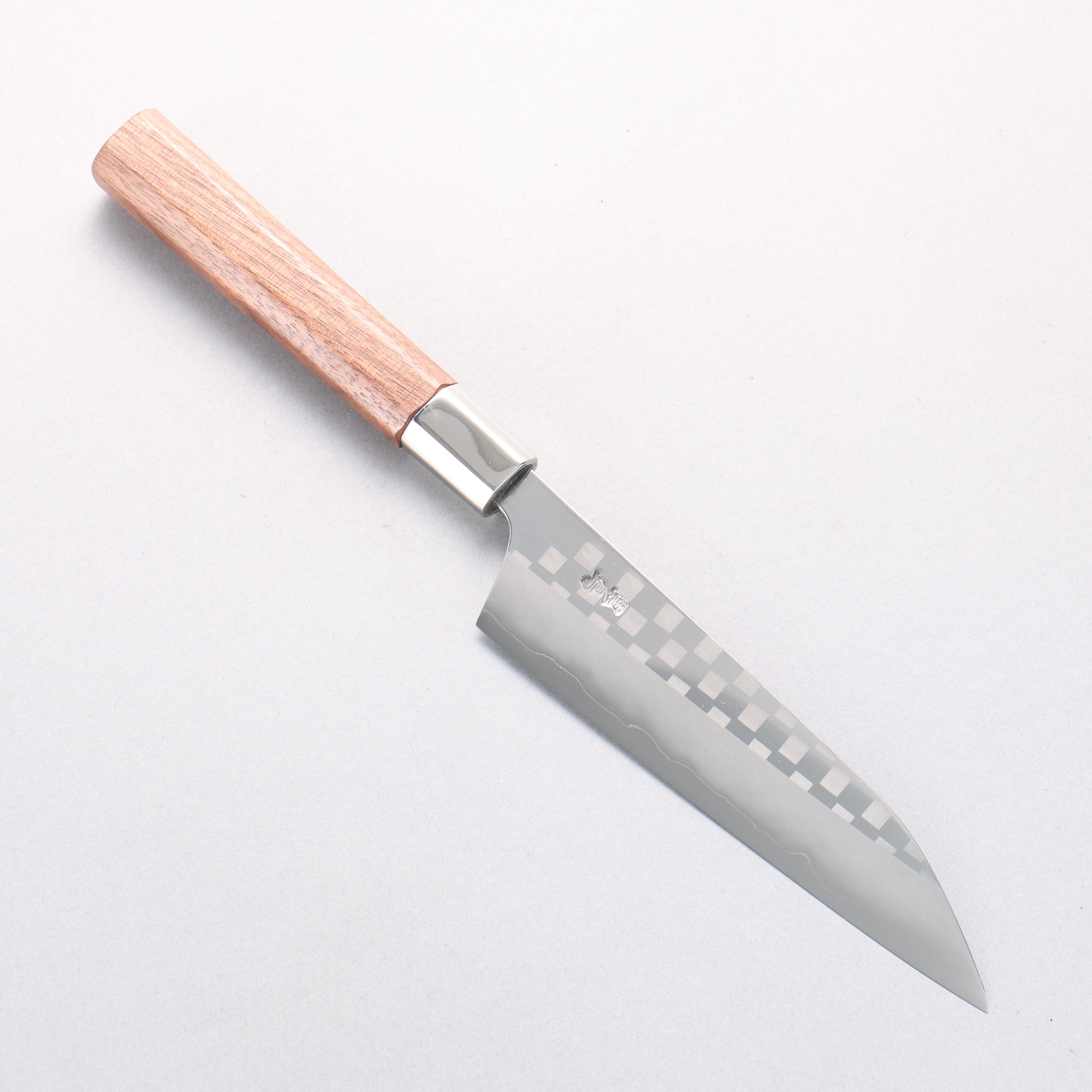 Kurotori Silver Steel No.3 Migaki Finished Petty-Utility 150mm Walnut Handle Ichimatsu - Japanny - Best Japanese Knife