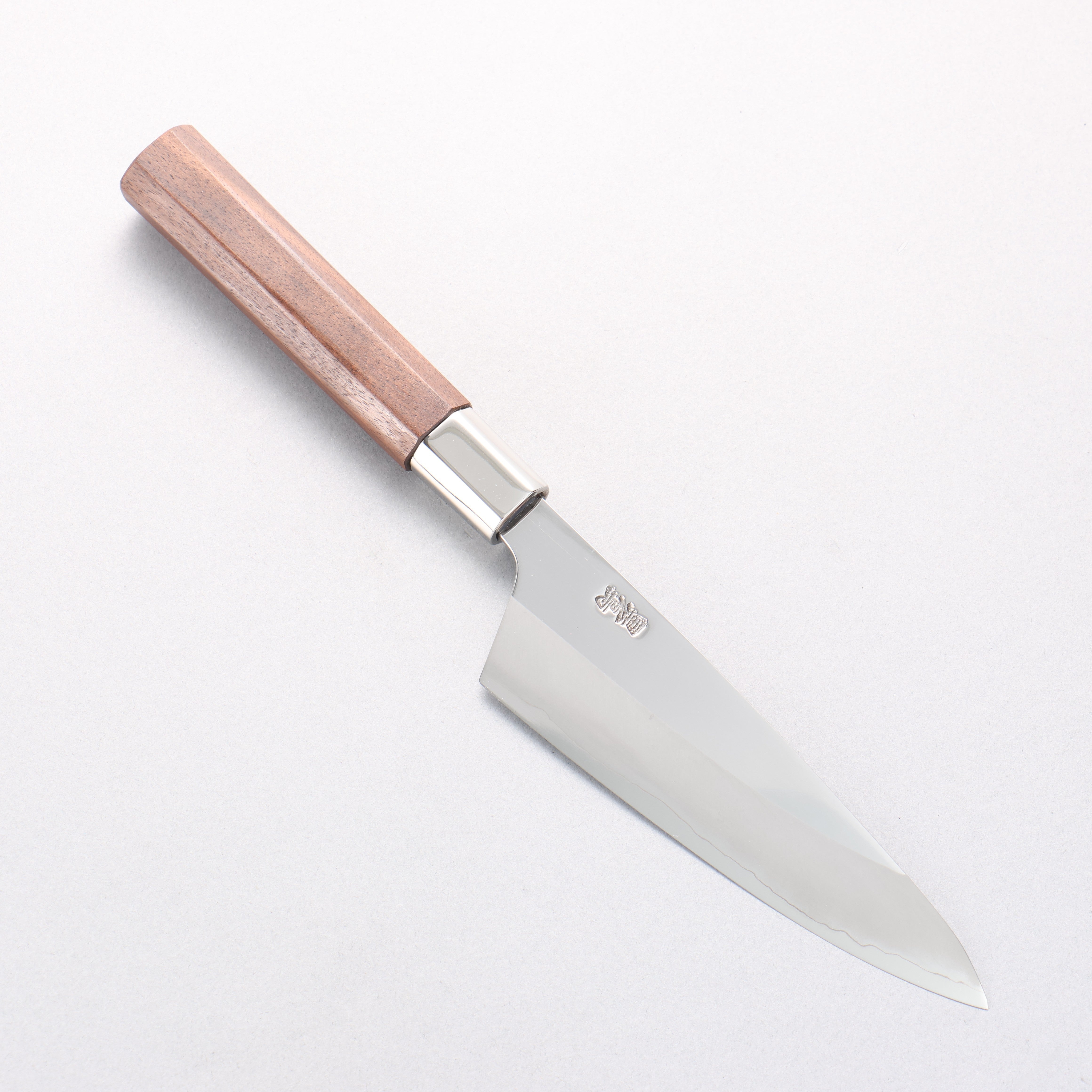 Kurotori Silver Steel No.3 Migaki Finished Original 135mm Walnut Handle - Japanny - Best Japanese Knife