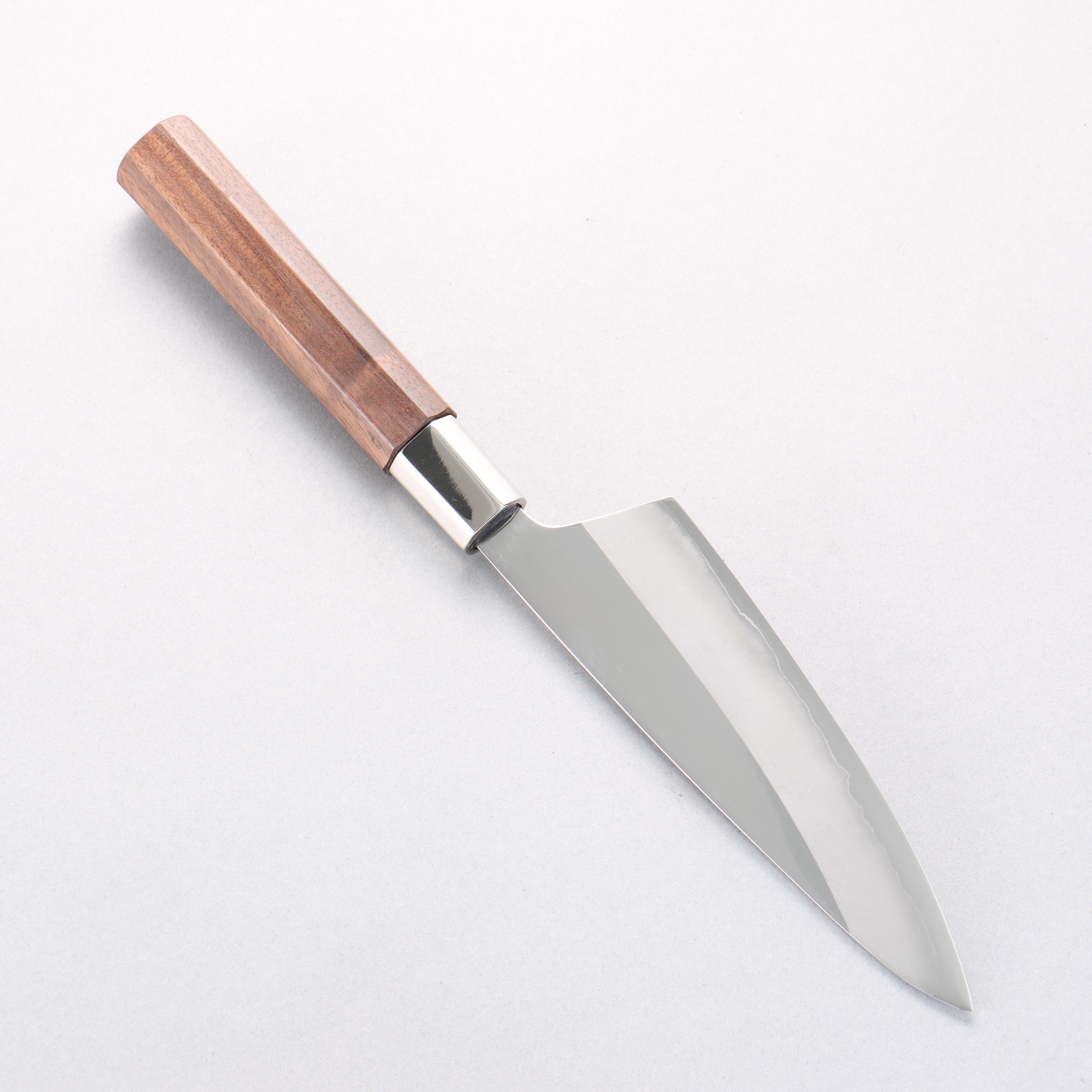 Kurotori Silver Steel No.3 Migaki Finished Original 135mm Walnut Handle - Japanny - Best Japanese Knife