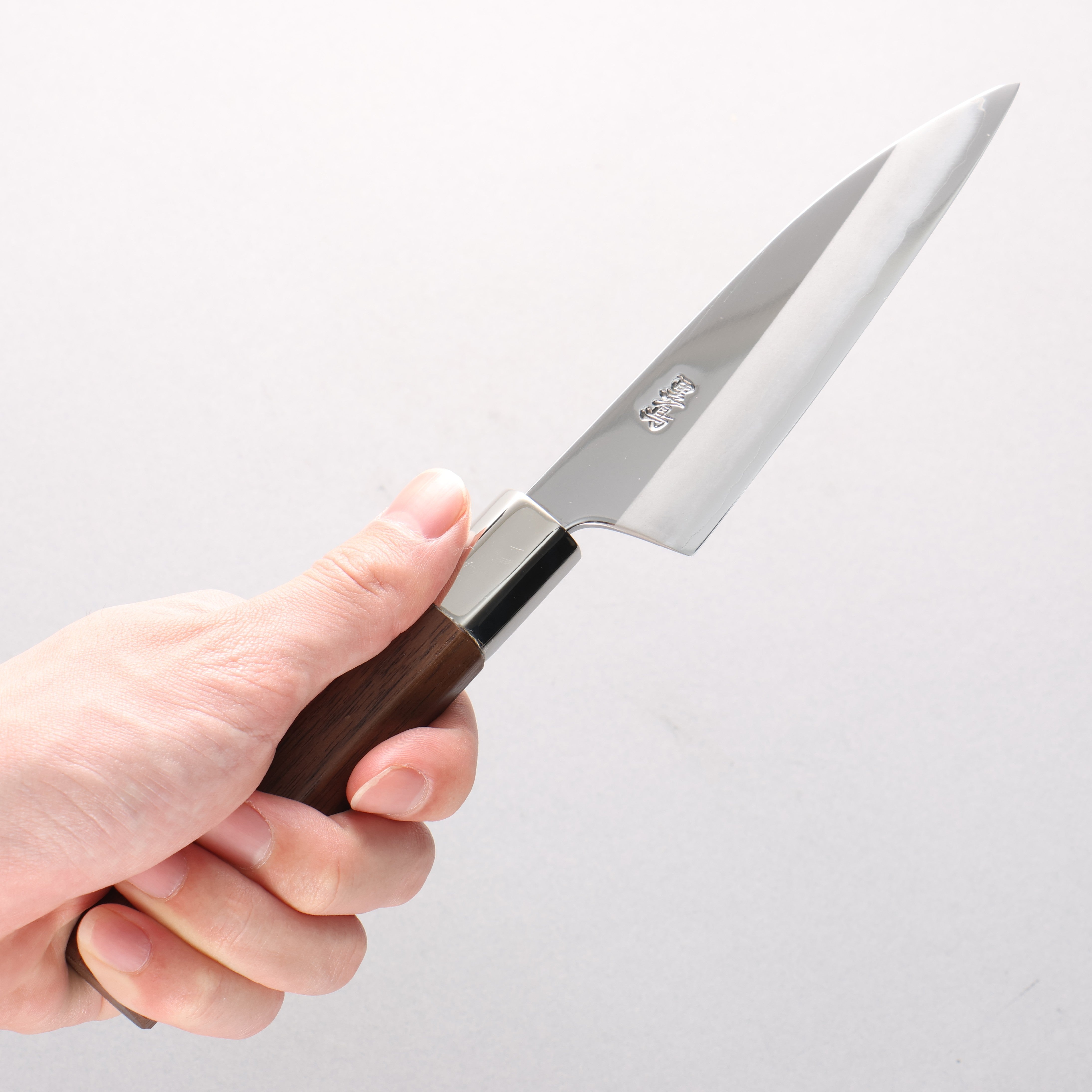 Kurotori Silver Steel No.3 Migaki Finished Fish Gutting Knife 120mm Walnut Handle - Japanny - Best Japanese Knife