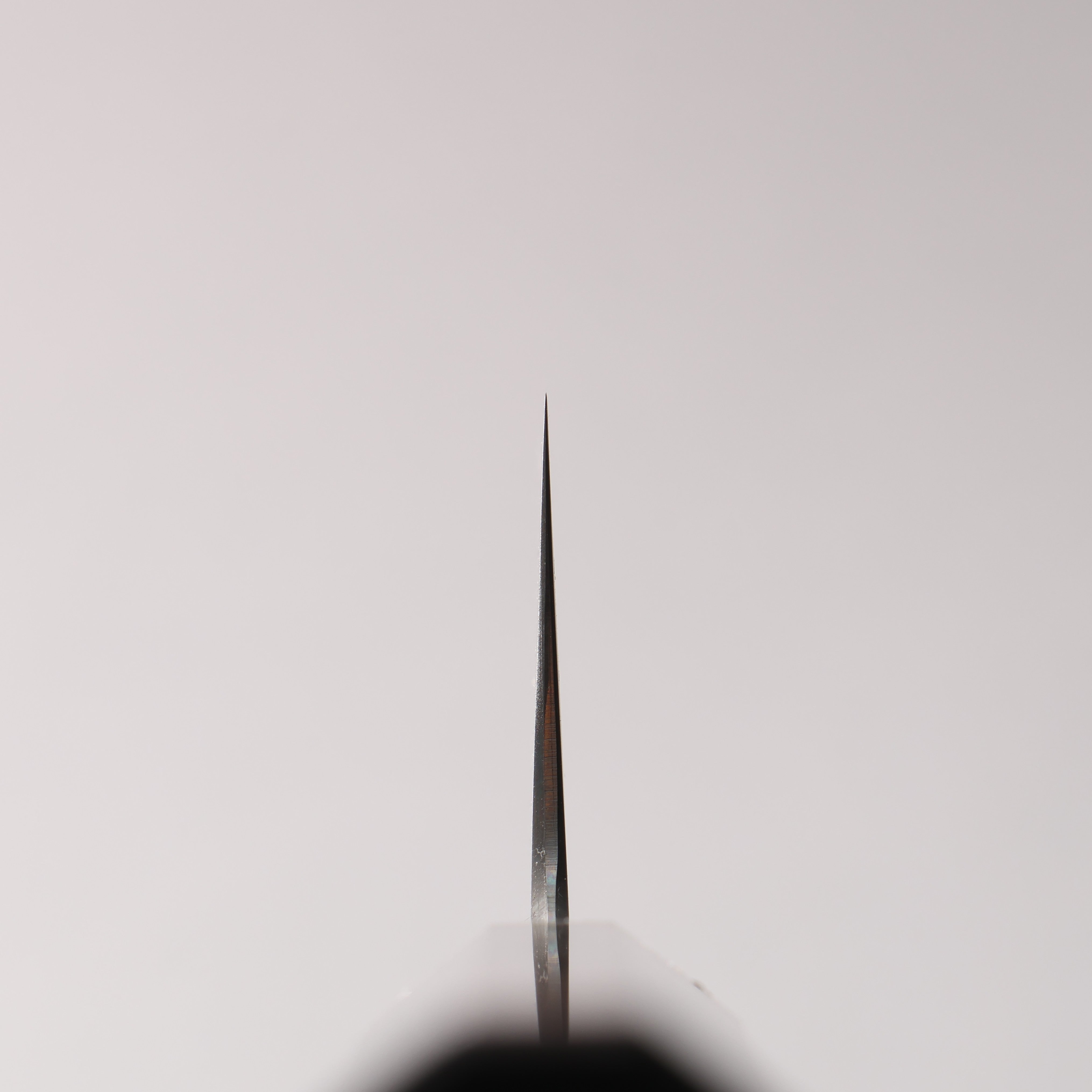 Naohito Myojin Cobalt Special Steel Santoku 170mm Striped Ebony (Narrow Ferrule: Black Stabilized Wood) Handle - Japanny - Best Japanese Knife