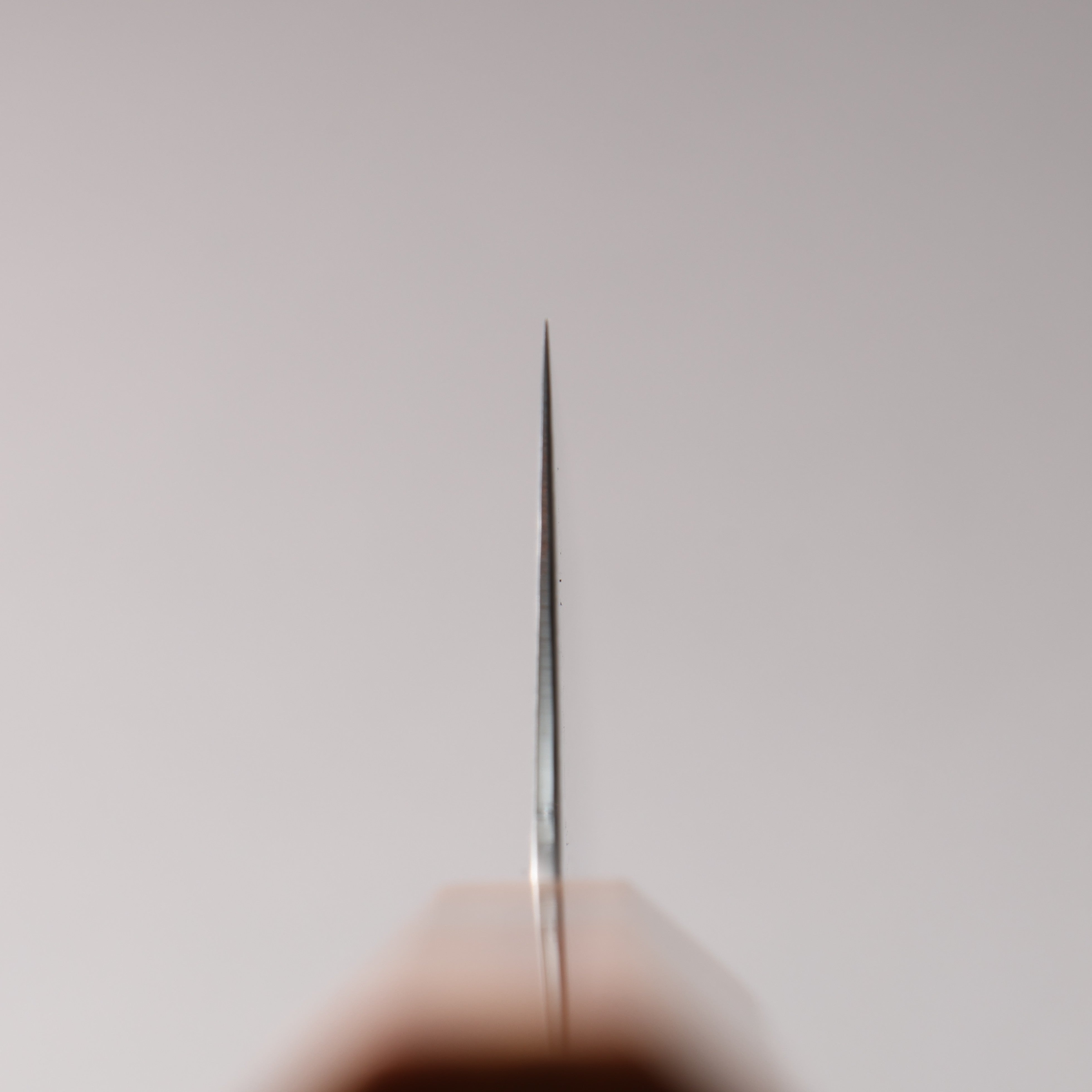 Kanjyo SG2 Damascus Migaki Finished Kiritsuke Santoku 180mm Brown Stabilized Wood (Silver Rings) Handle - Japanny - Best Japanese Knife