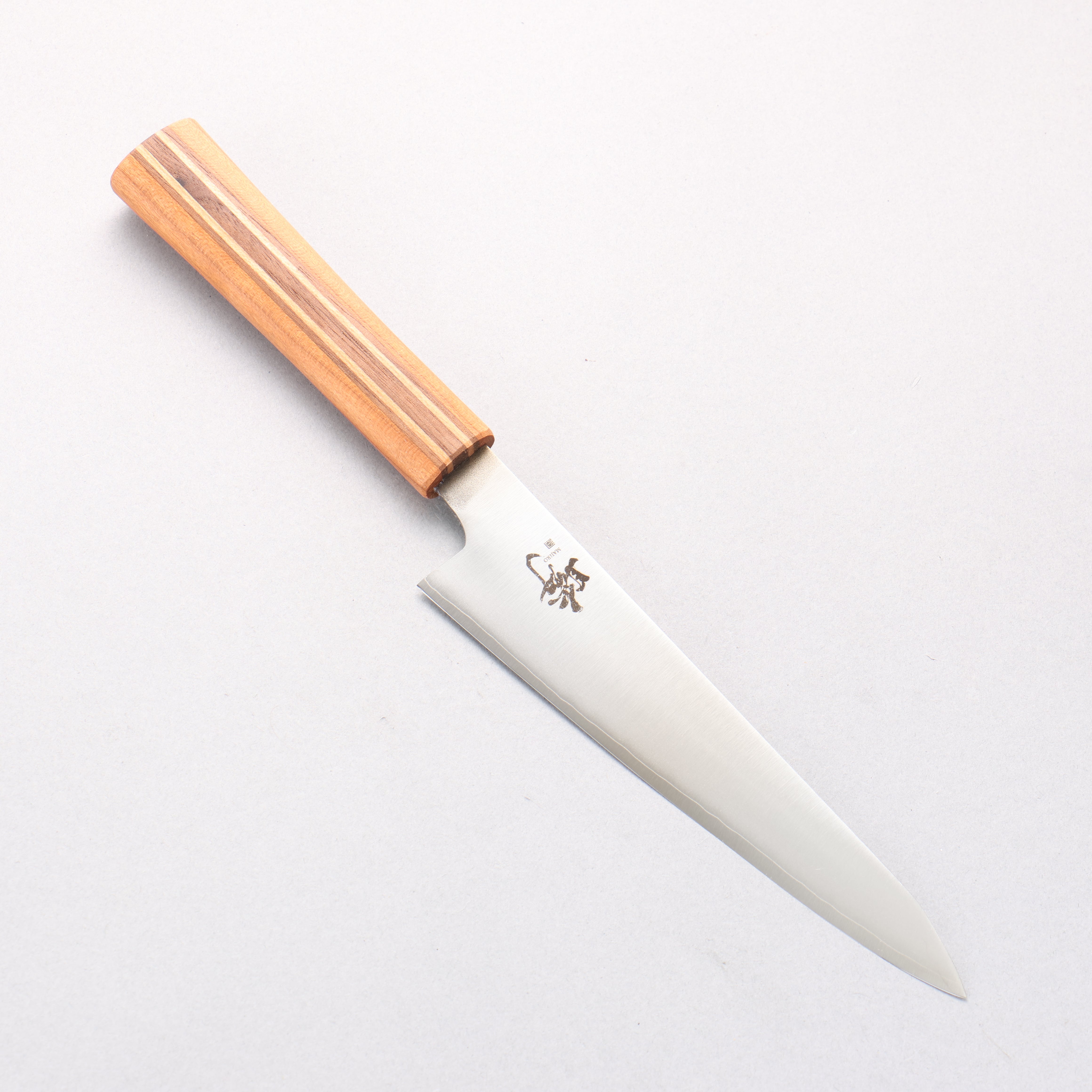 Shigeki Tanaka Majiro Silver Steel Nr. 3 Petty-Utility 150 mm Ahorn, Kirsche, Walnussgriff