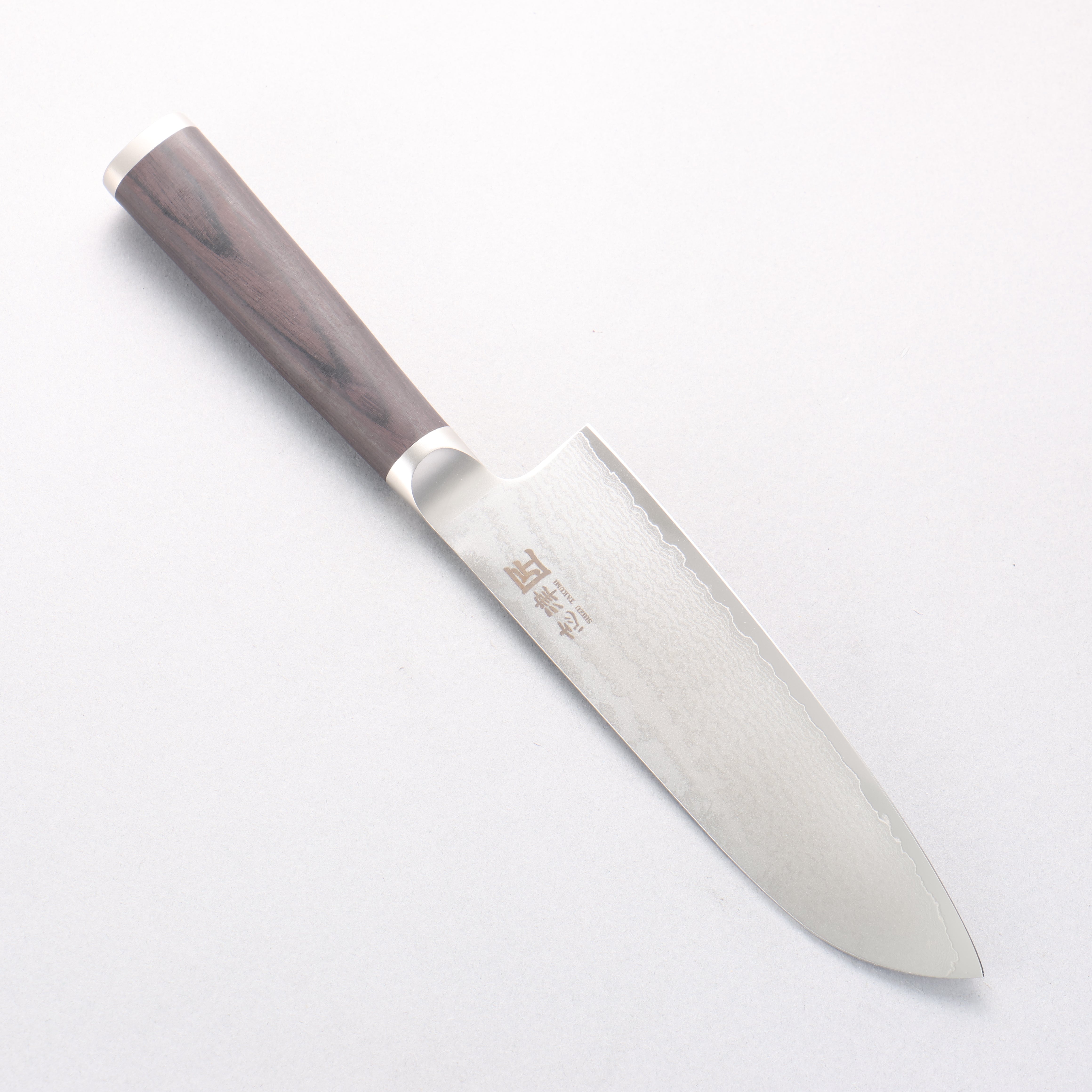 Miyako AUS8 33 Layer Damascus Santoku 165mm - Japanny - Best Japanese Knife
