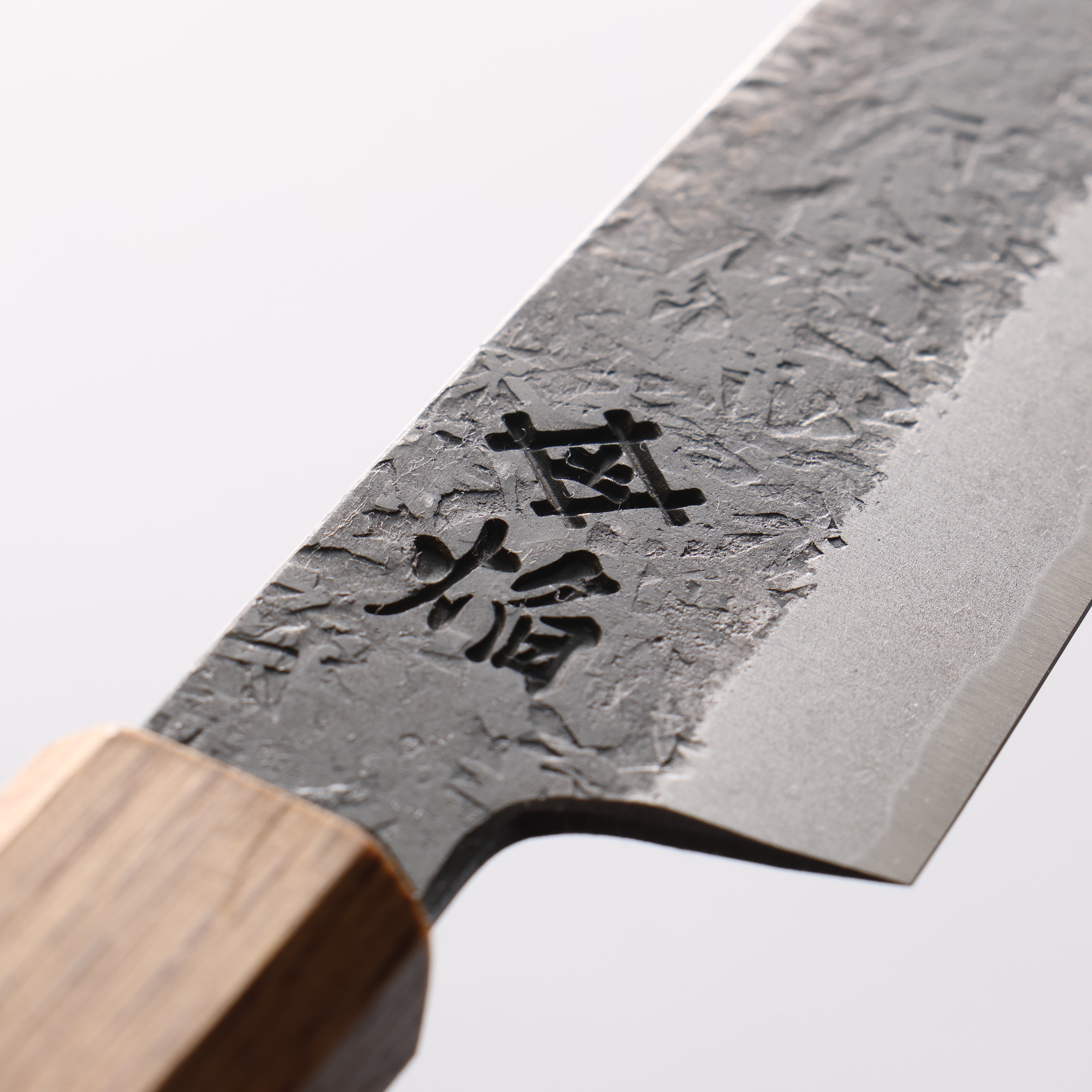 Sakai Takayuki Homura Guren Blue Steel No.2 Kurouchi Hammered Kiritsuke Petty-Utility 150mm Burnt Oak Handle
