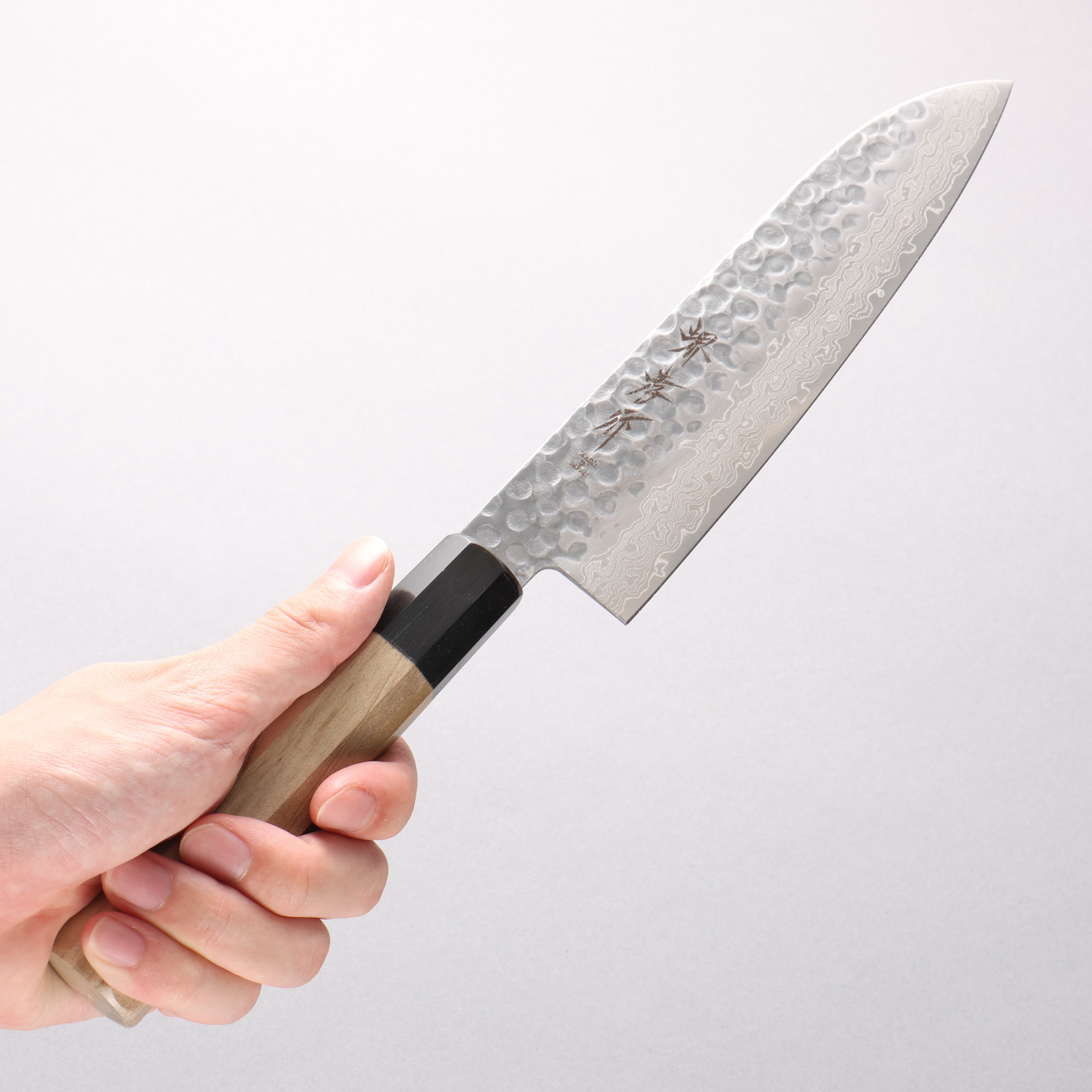 Sakai Takayuki AUS10 45 Layer Damascus Santoku 180mm Magnolia Handle (Super Deal) - Japanny - Best Japanese Knife