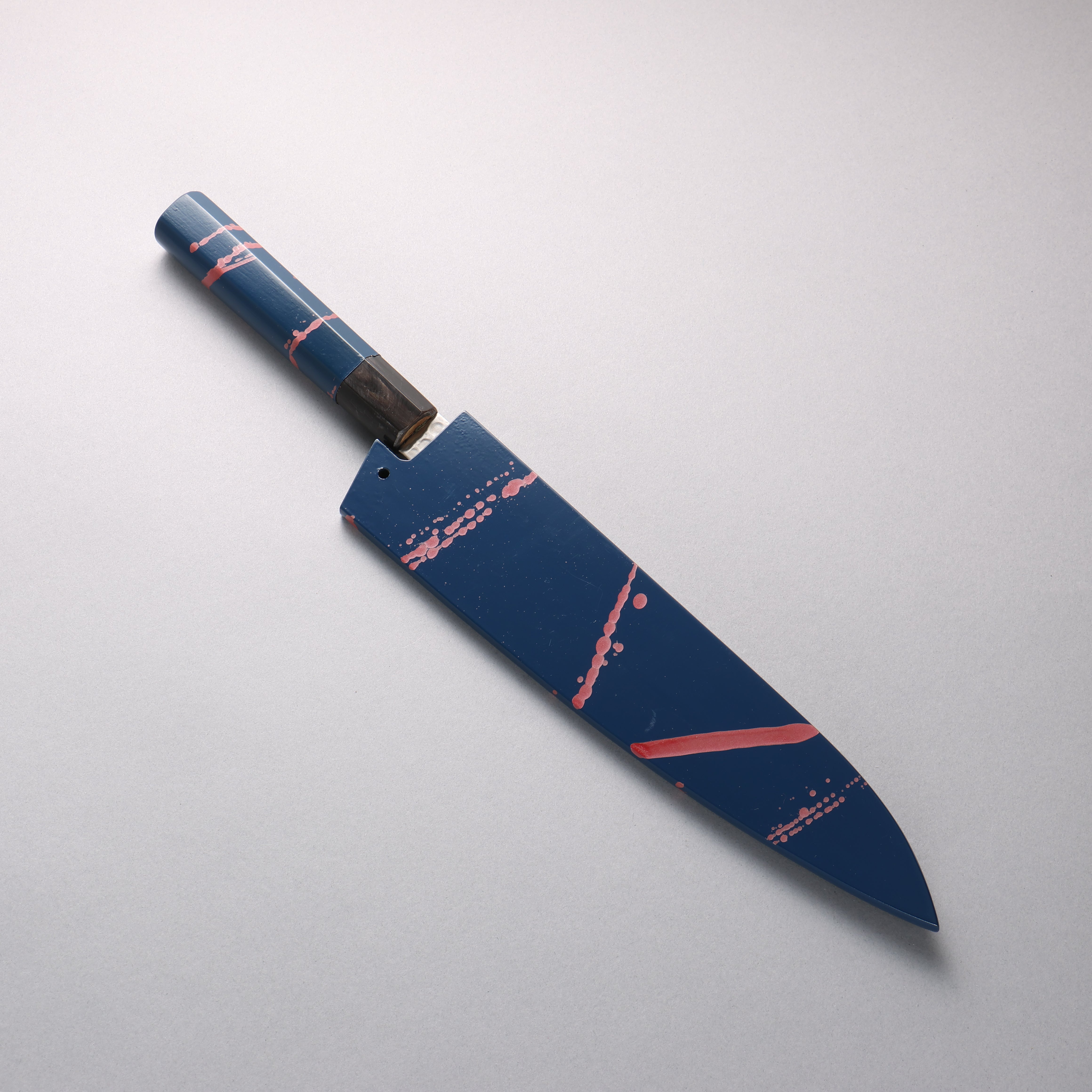 Sakai Takayuki VG10 33 Layer Damascus Gyuto 240mm Blue Lacquered Handle with Sheath