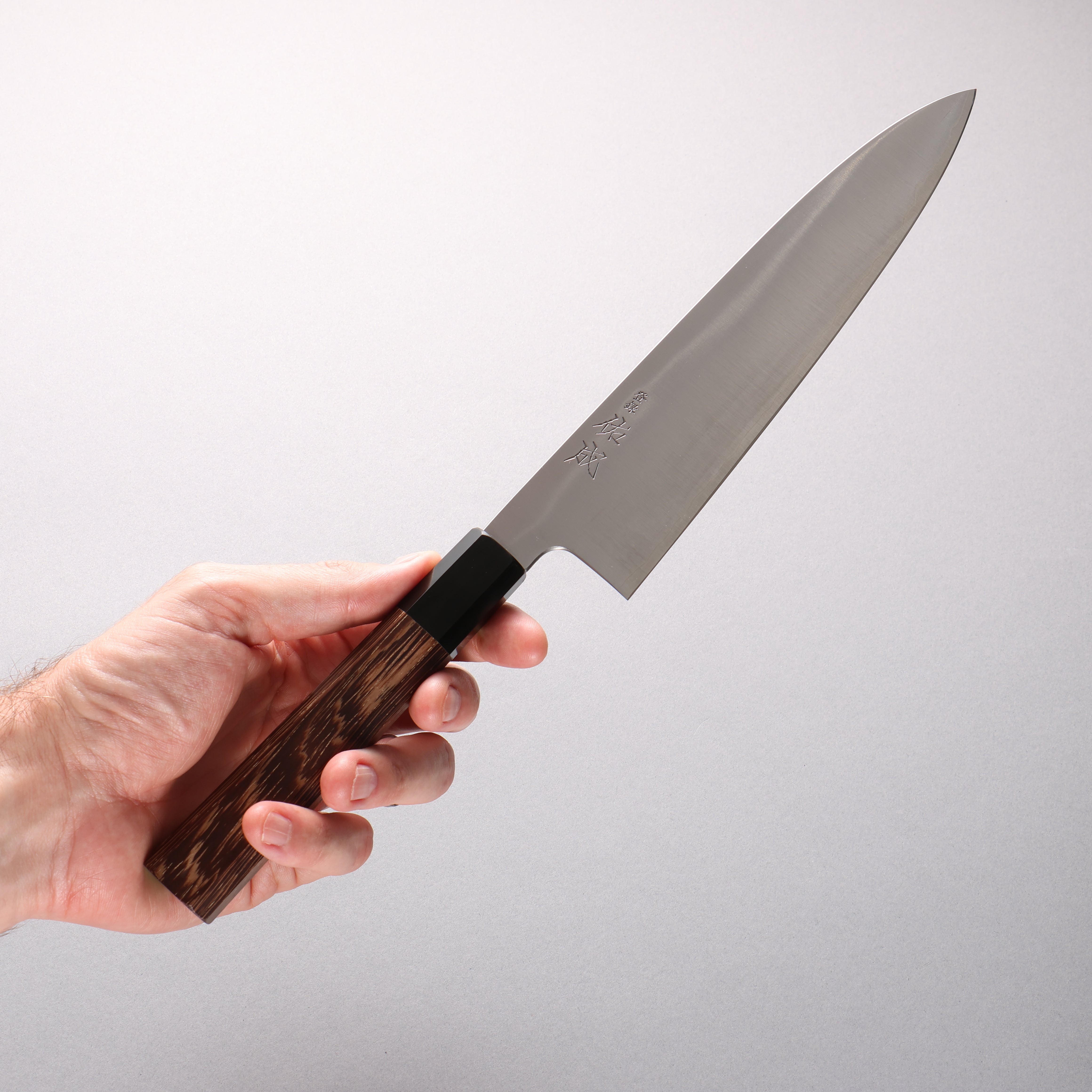 Sukenari SG2 Gyuto 210mm Wenge (ferrule: Black Buffalo Horn) Handle