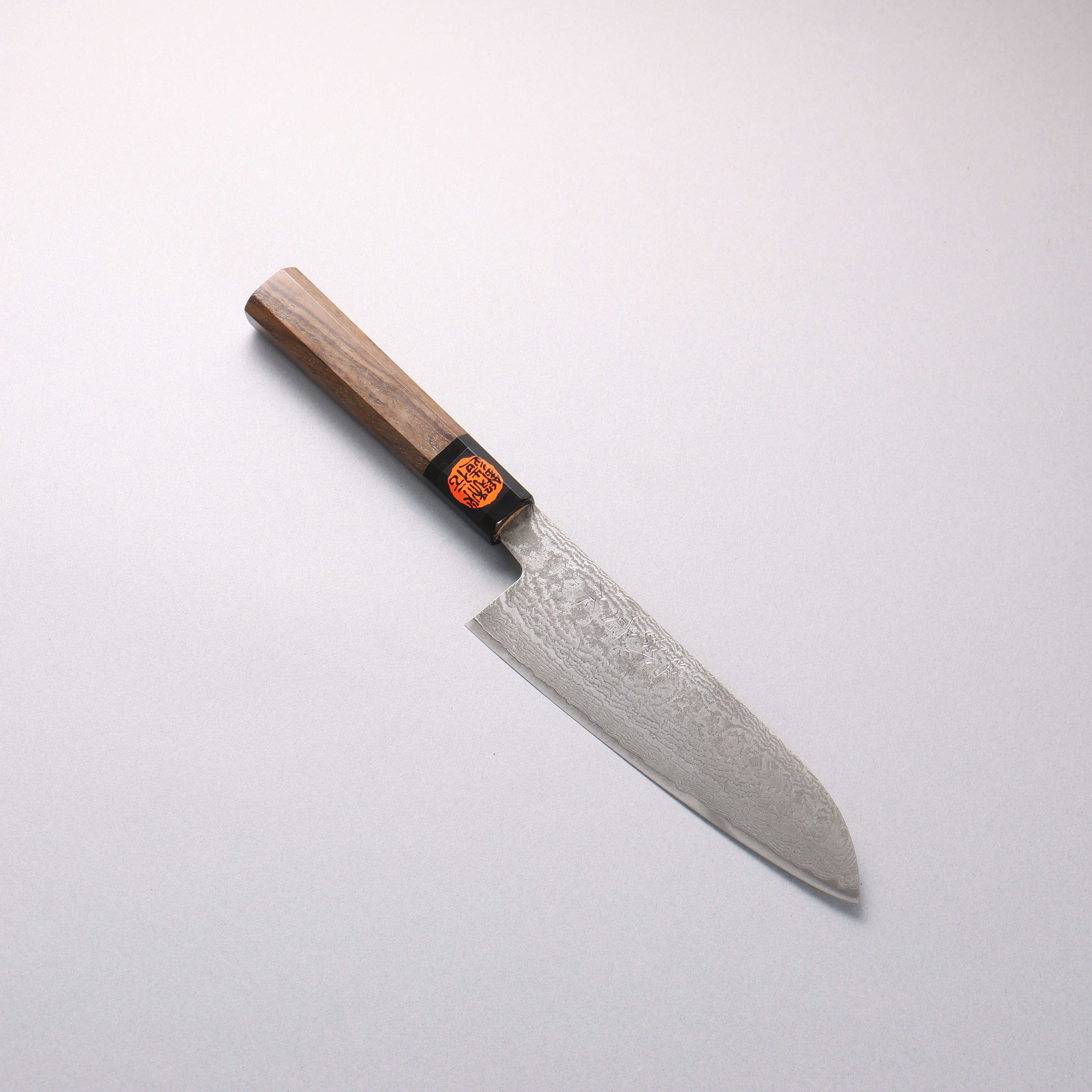 Shigeki Tanaka Nagisa VG10 Damascus Santoku 165mm Walnut Handle