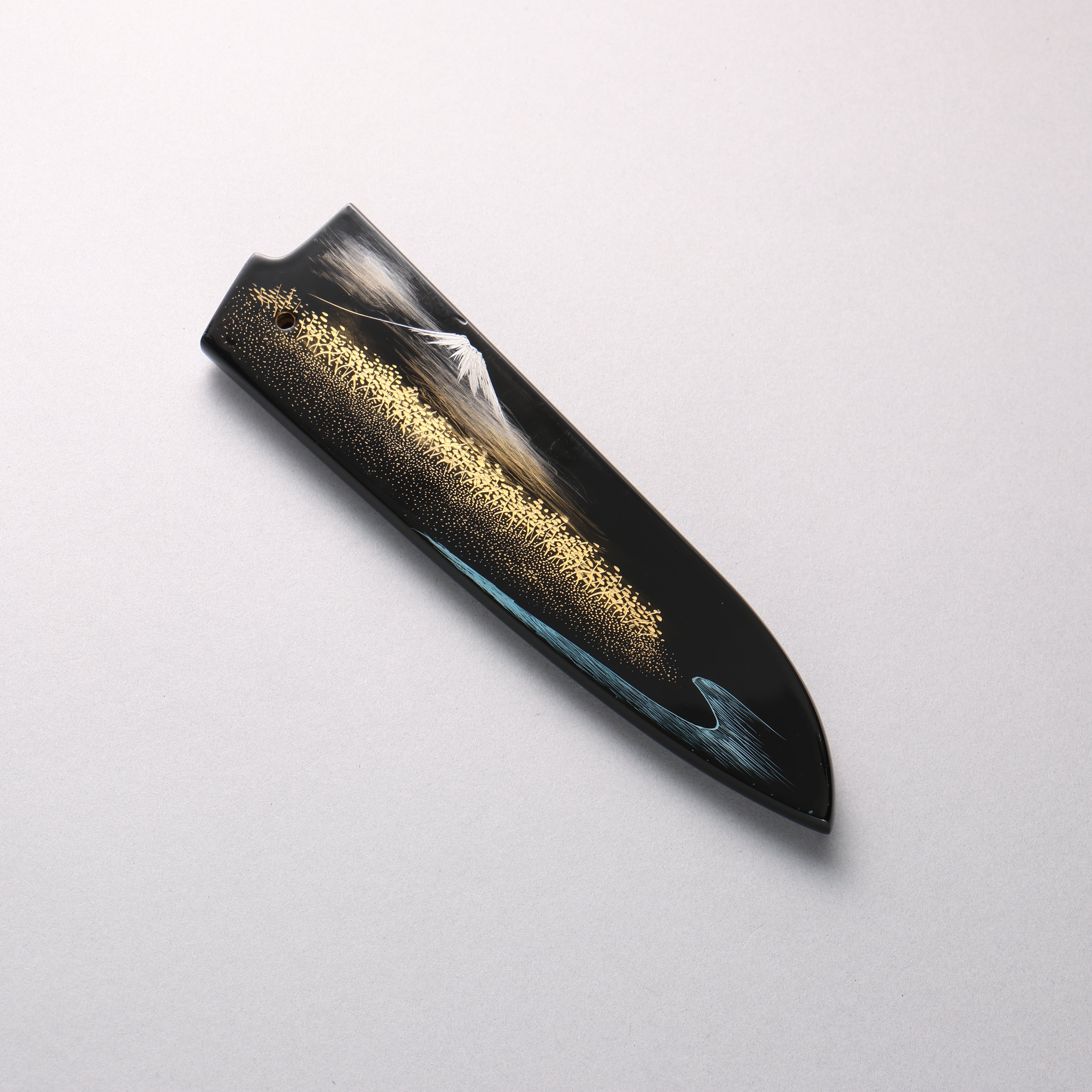 Lacquered Magnolia Sheath for 180mm Gyuto with Plywood pin