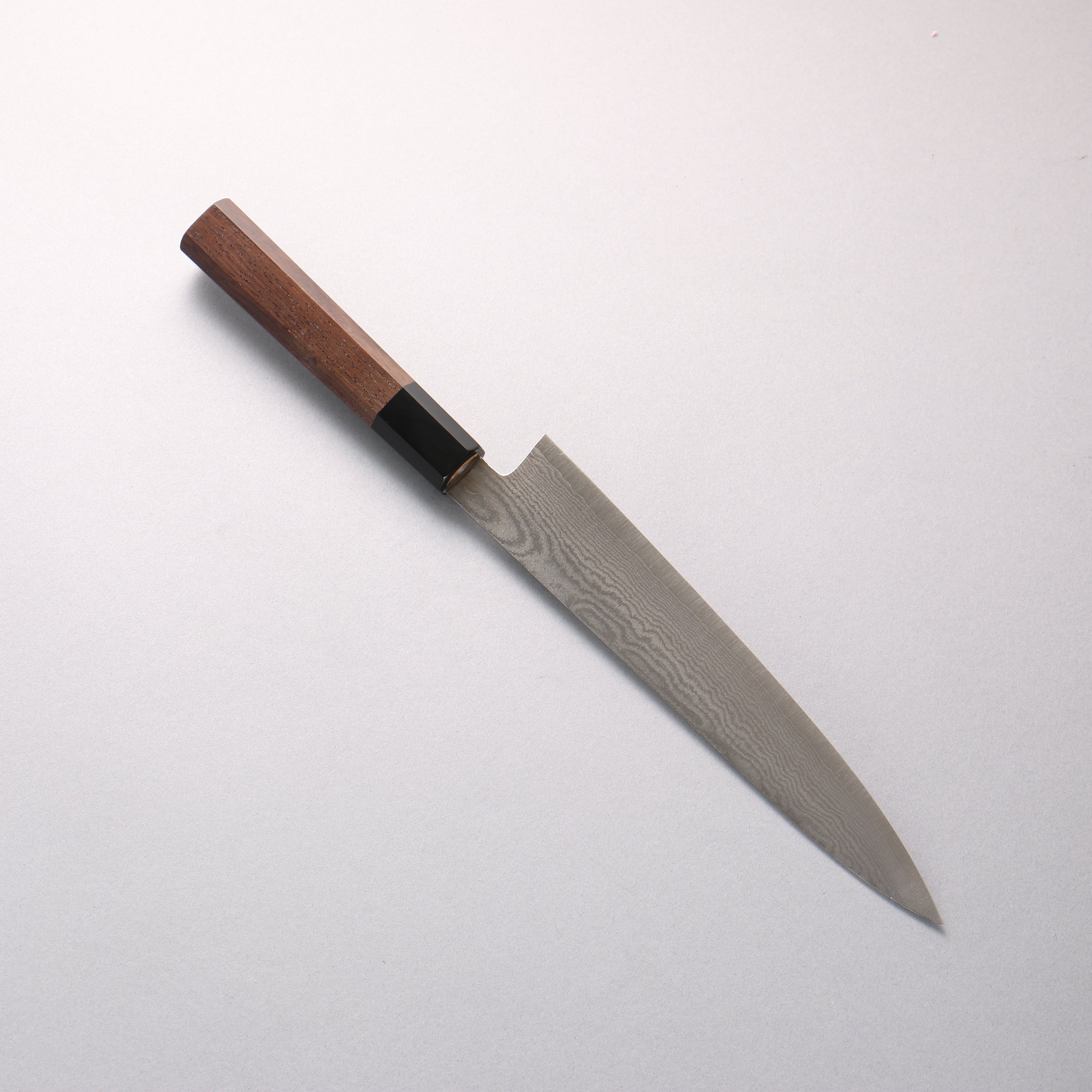 Shigeki Tanaka VG10 Damascus Slicer 210mm Walnut Handle